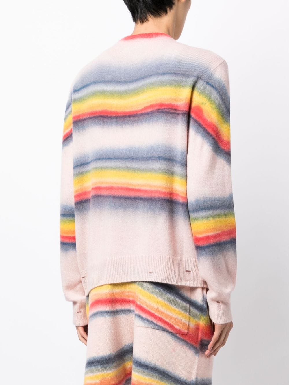 Оригінальна Rainbow Tie-Dye Crew-Neck Sweatshirt Amiri – детальний вид