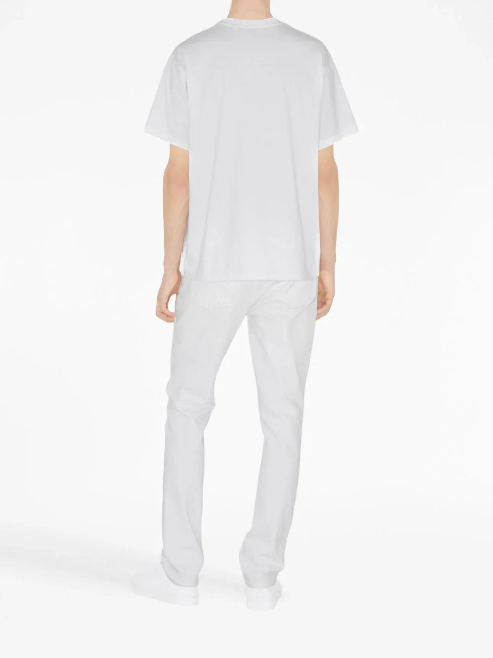 Оригінальна Jacquard Logo-Embossed Cotton T-Shirt Burberry – збільшений вид