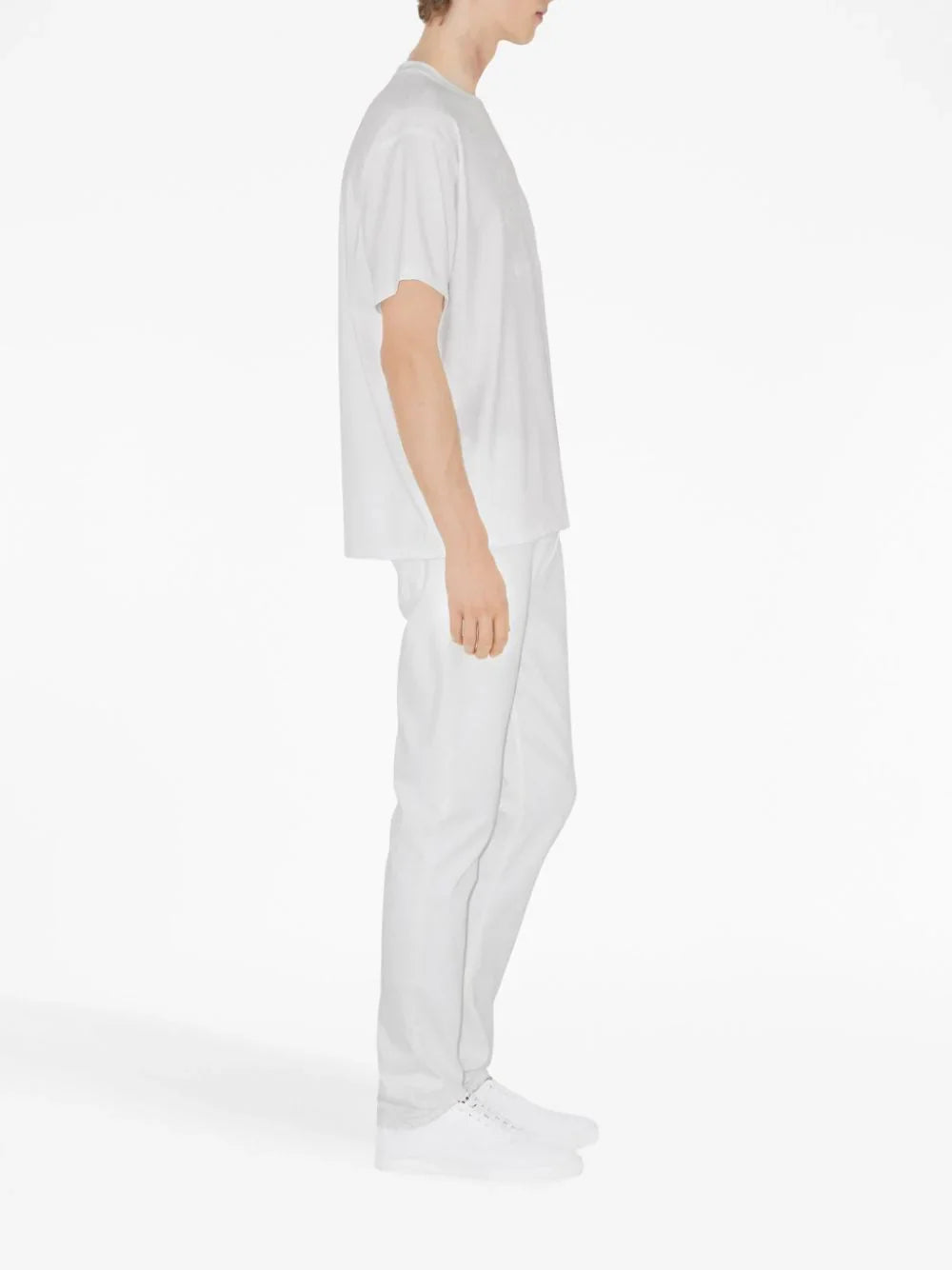Оригінальна Jacquard Logo-Embossed Cotton T-Shirt Burberry – детальний вид