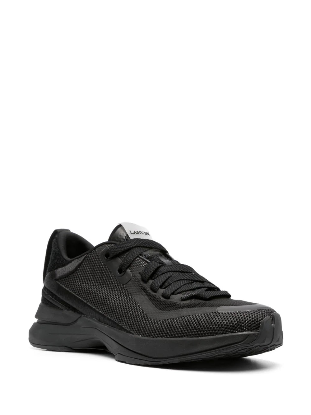 Logo-Detail Mesh Sneakers Lanvin оригінал – Купити в Україні – вид ззаду