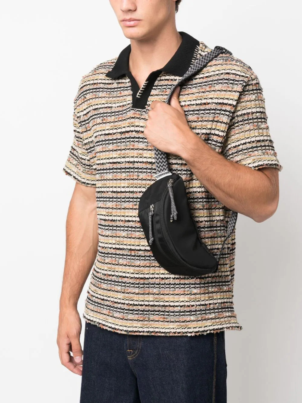 Small Curb Belt Bag Lanvin оригінал – Купити в Україні – вид ззаду