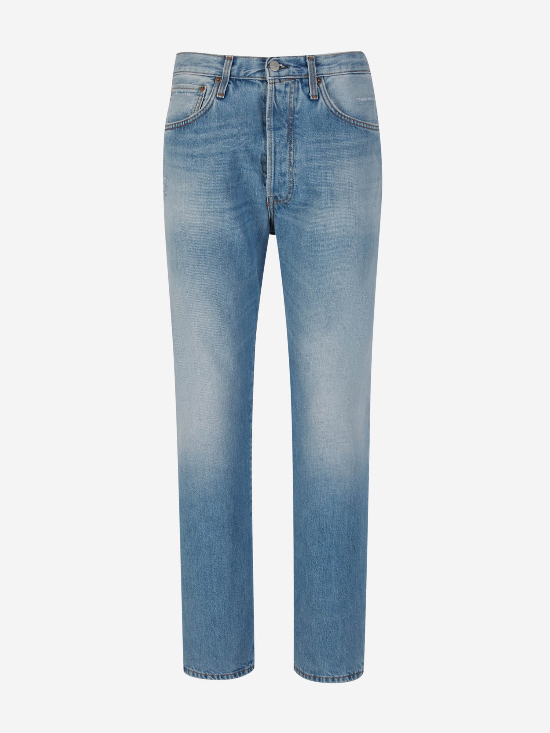 Straight Cotton Jeans Acne studios – Гарантія оригінальності – боковий вид