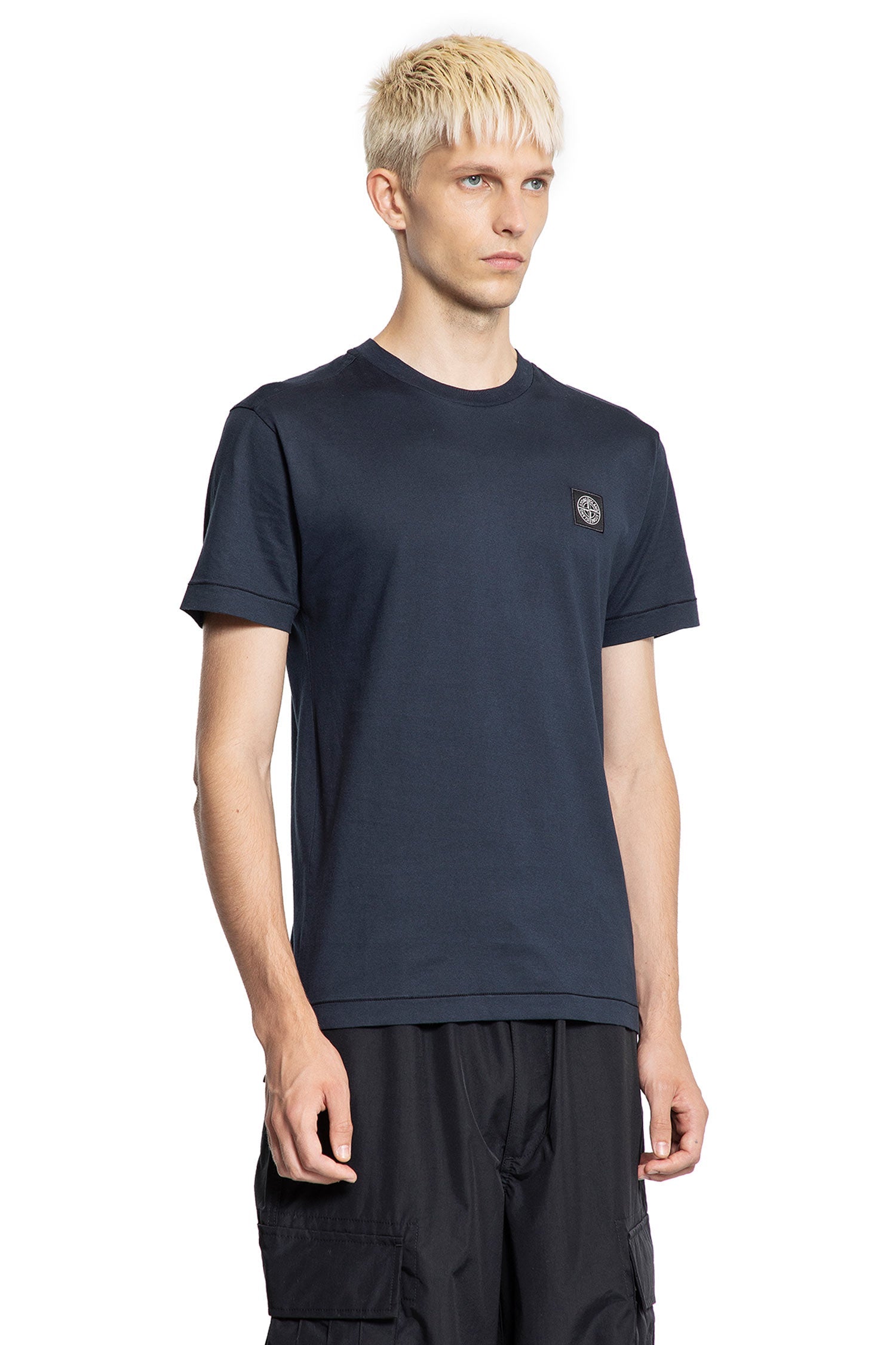 V0020 Cotton Jersey T-Shirt Stone island оригінал – Купити в Україні – детальний вид