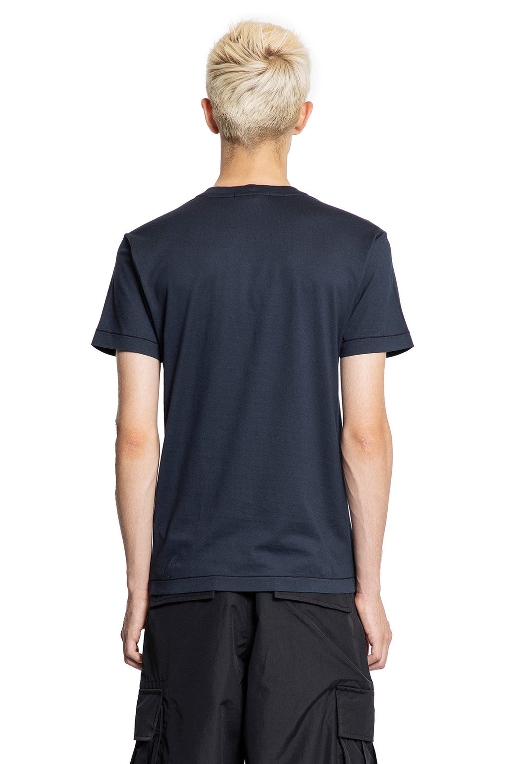 V0020 Cotton Jersey T-Shirt Stone island оригінал – Купити в Україні – збільшений вид