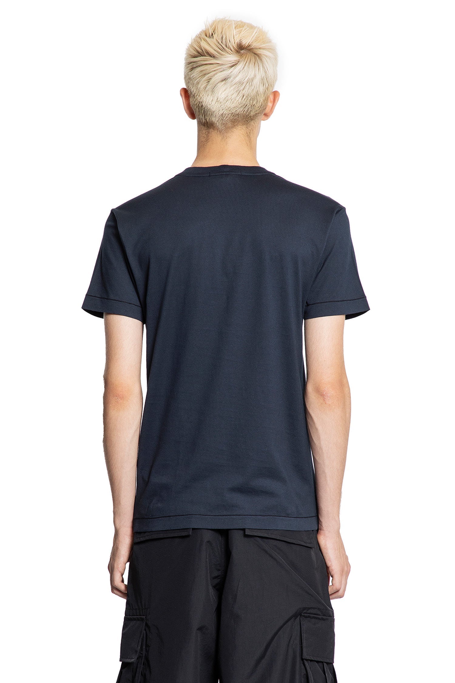 V0020 Cotton Jersey T-Shirt Stone island оригінал – Купити в Україні – збільшений вид