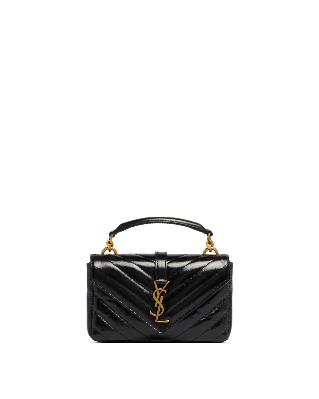 Оригінальна Black Mini College Bag Saint laurent – боковий вид
