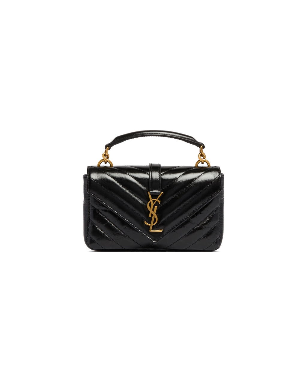 Оригінальна Black Mini College Bag Saint laurent – вид ззаду
