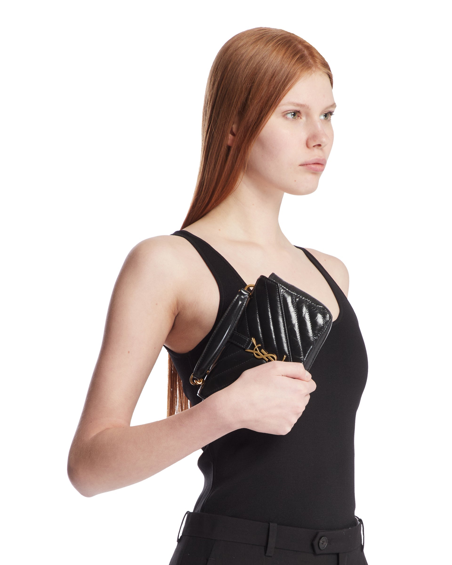 Оригінальна Black Mini College Bag Saint laurent – детальний вид