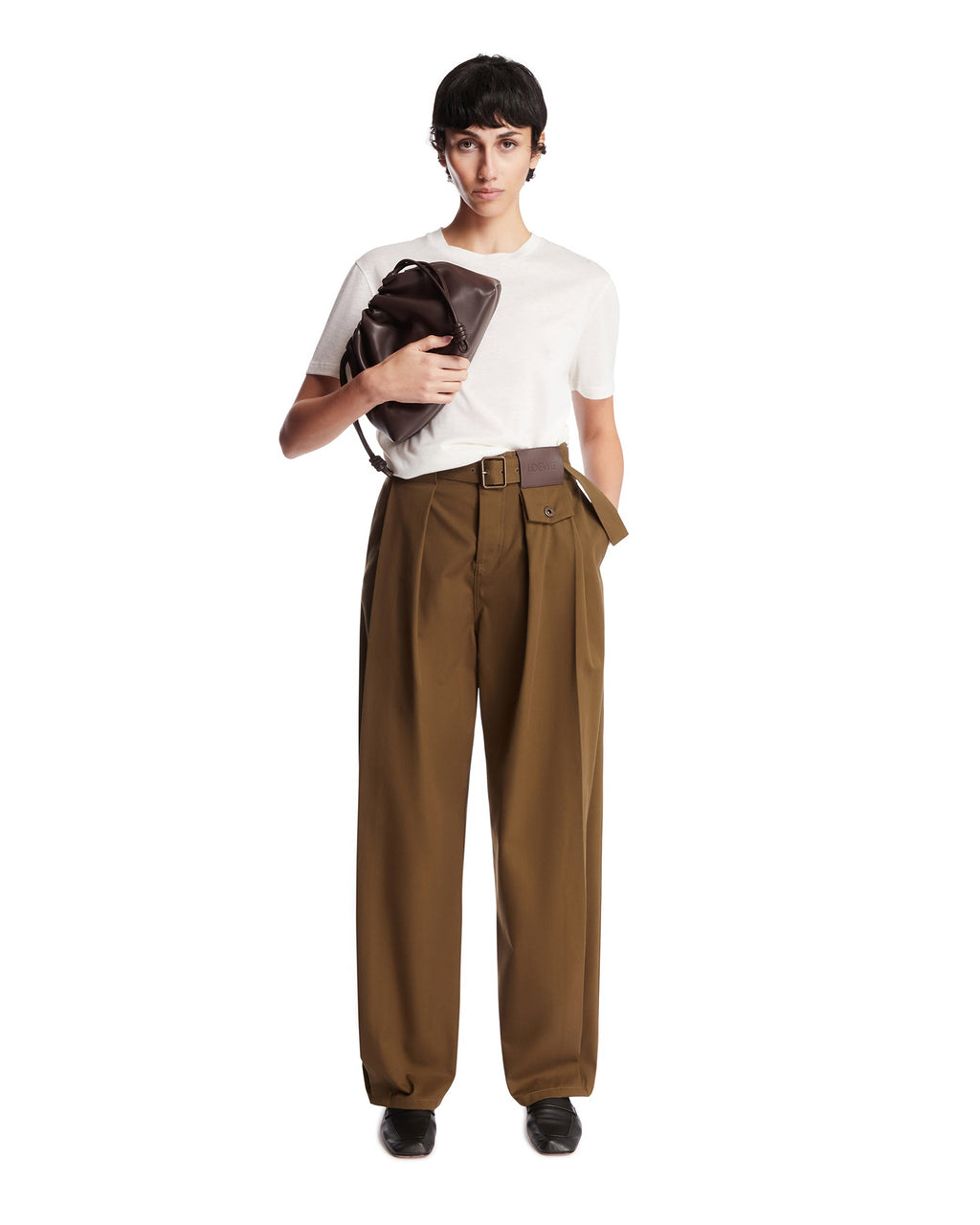 Green Pants With Belt Loewe – Гарантія оригінальності – детальний вид