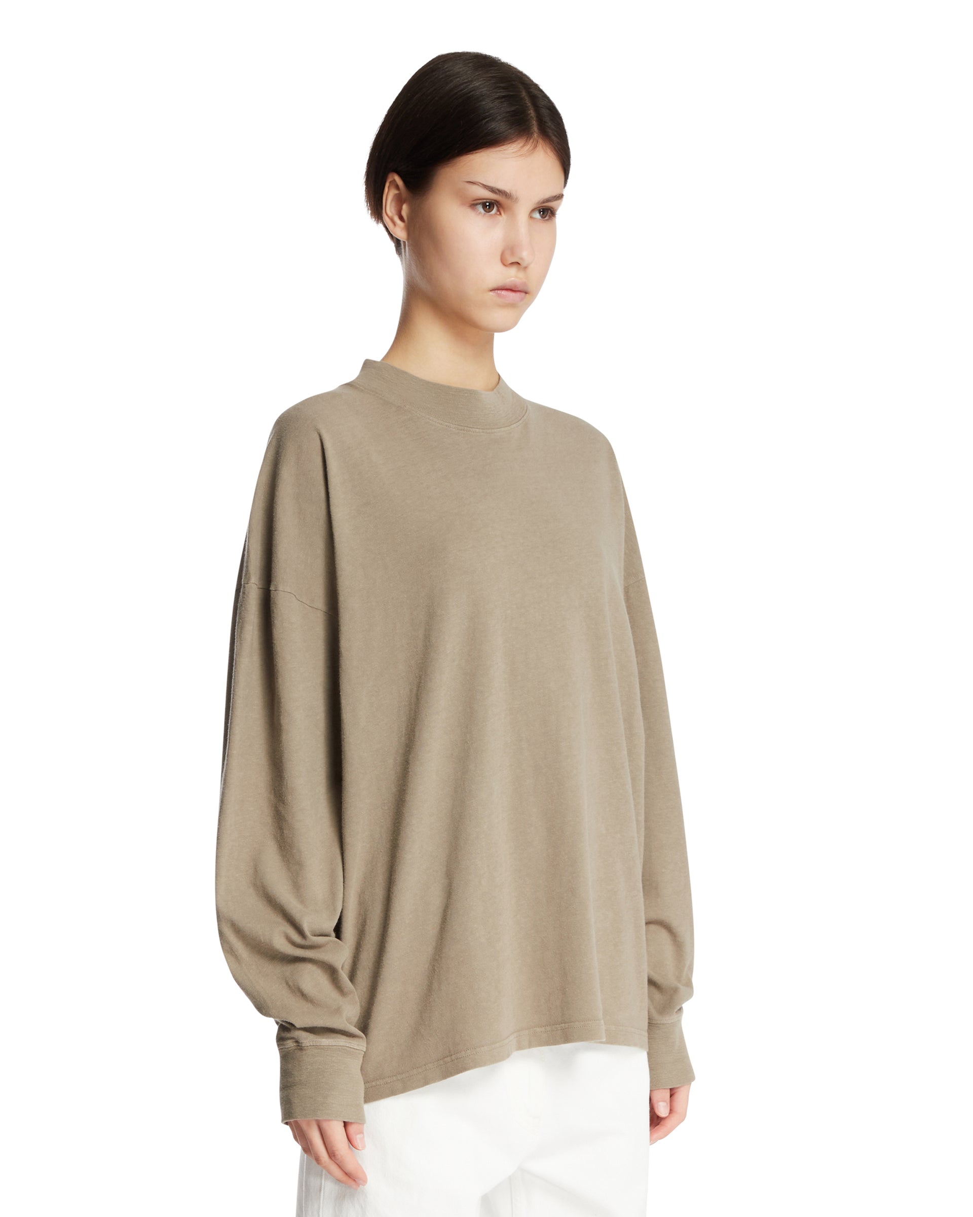 Оригінальна Beige Cotton Raveena T-Shirt The row – вид ззаду