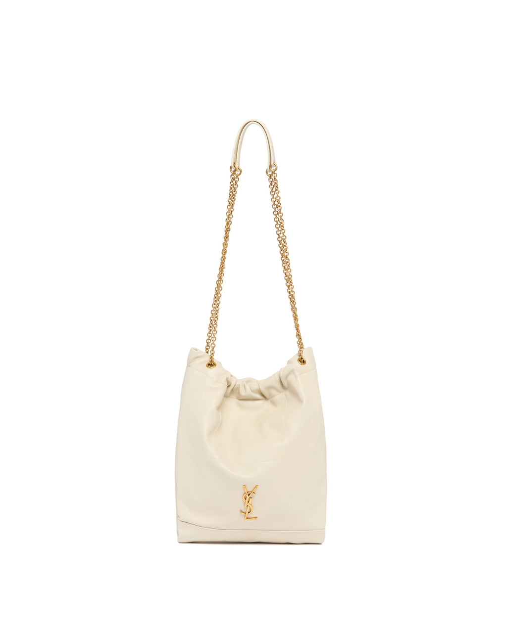Оригінальна White Jamie Pouch Bag Saint laurent – боковий вид