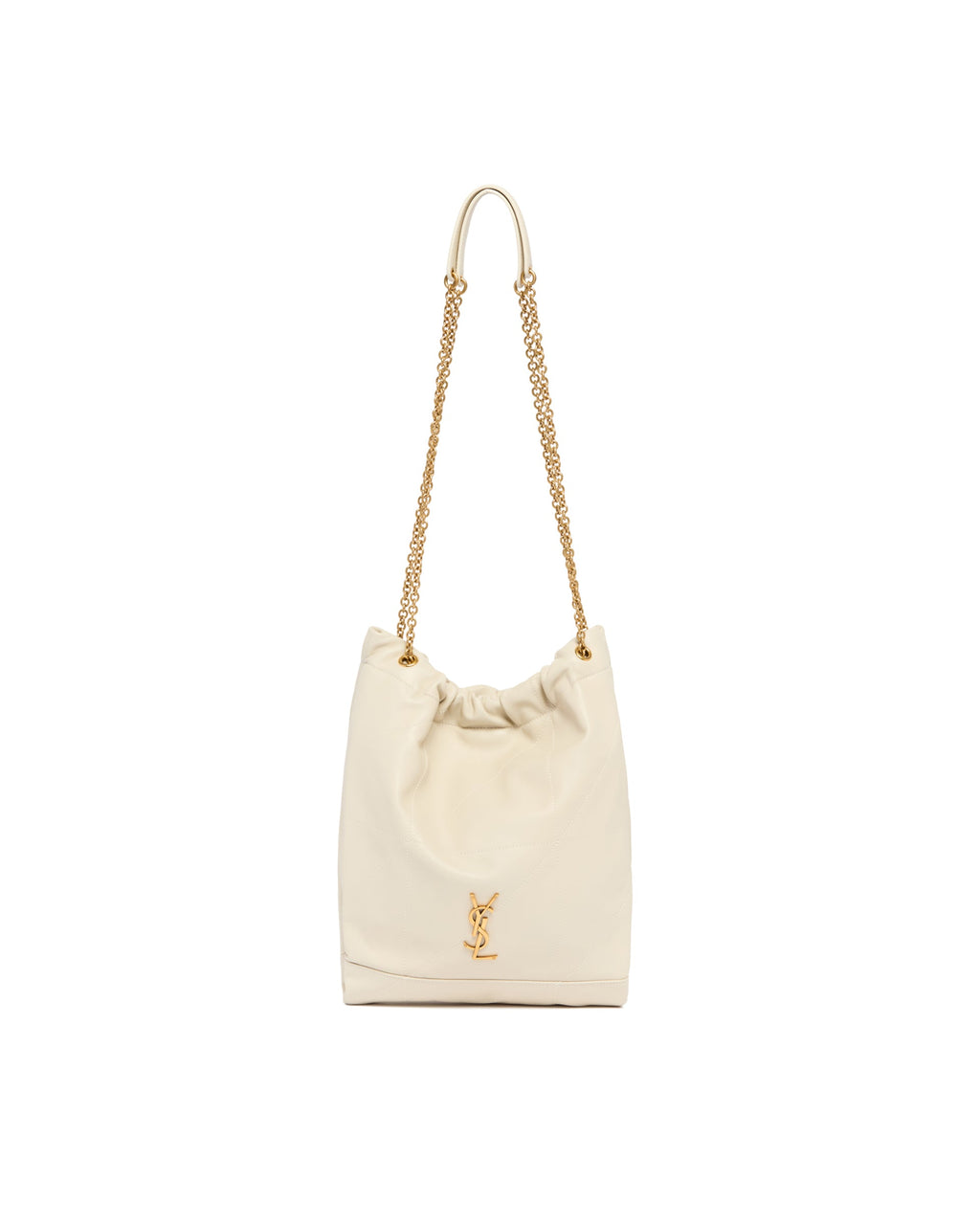 Оригінальна White Jamie Pouch Bag Saint laurent – вид ззаду