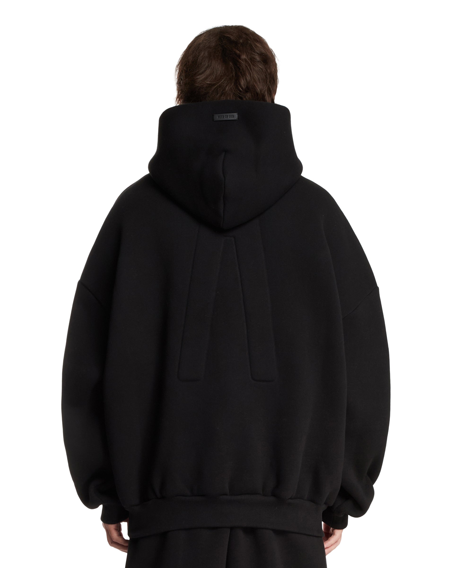 Black Half-Zip Hoodie - FEAR OF GOD
