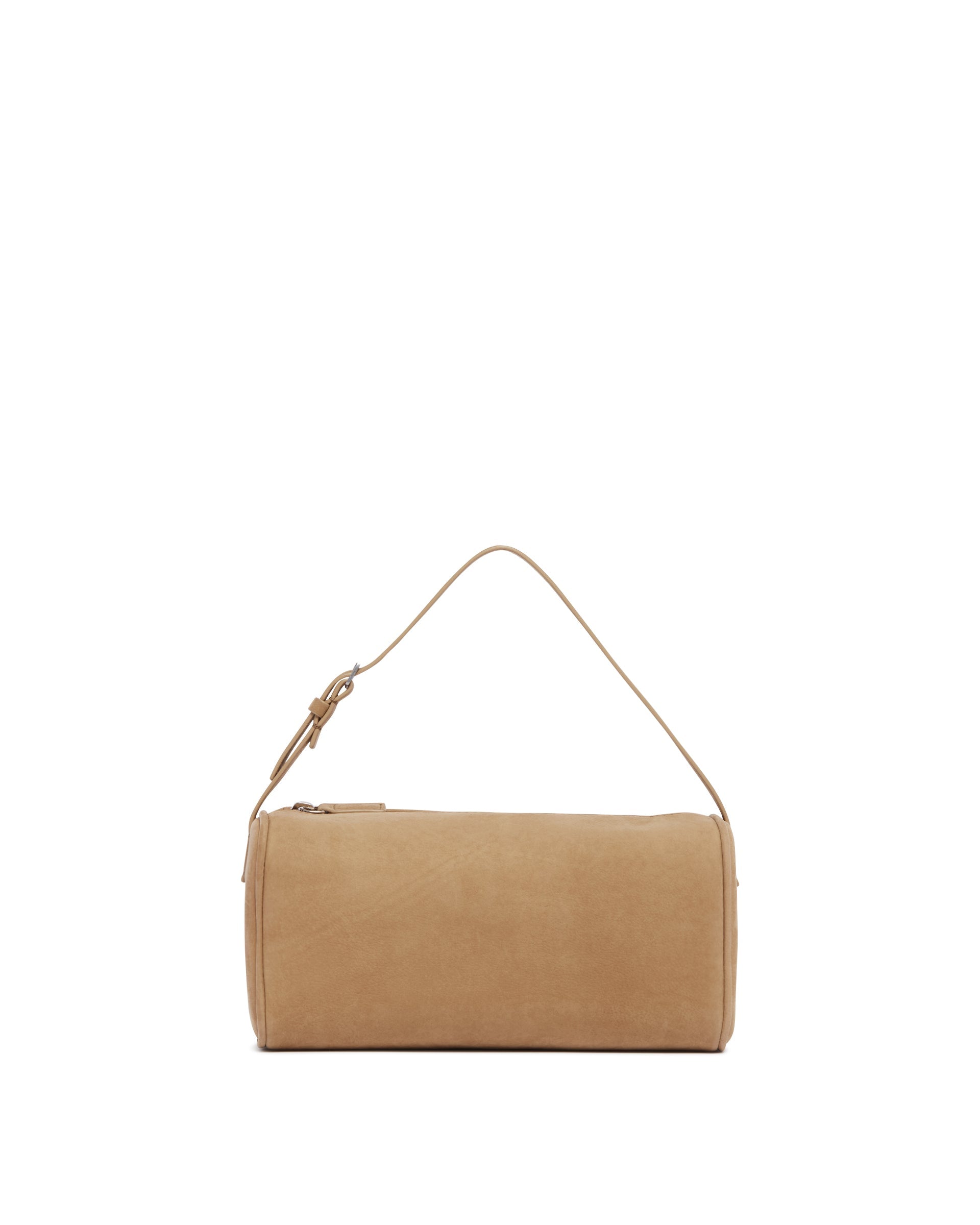 Beige 90s Suede Bag The row – Гарантія оригінальності – боковий вид