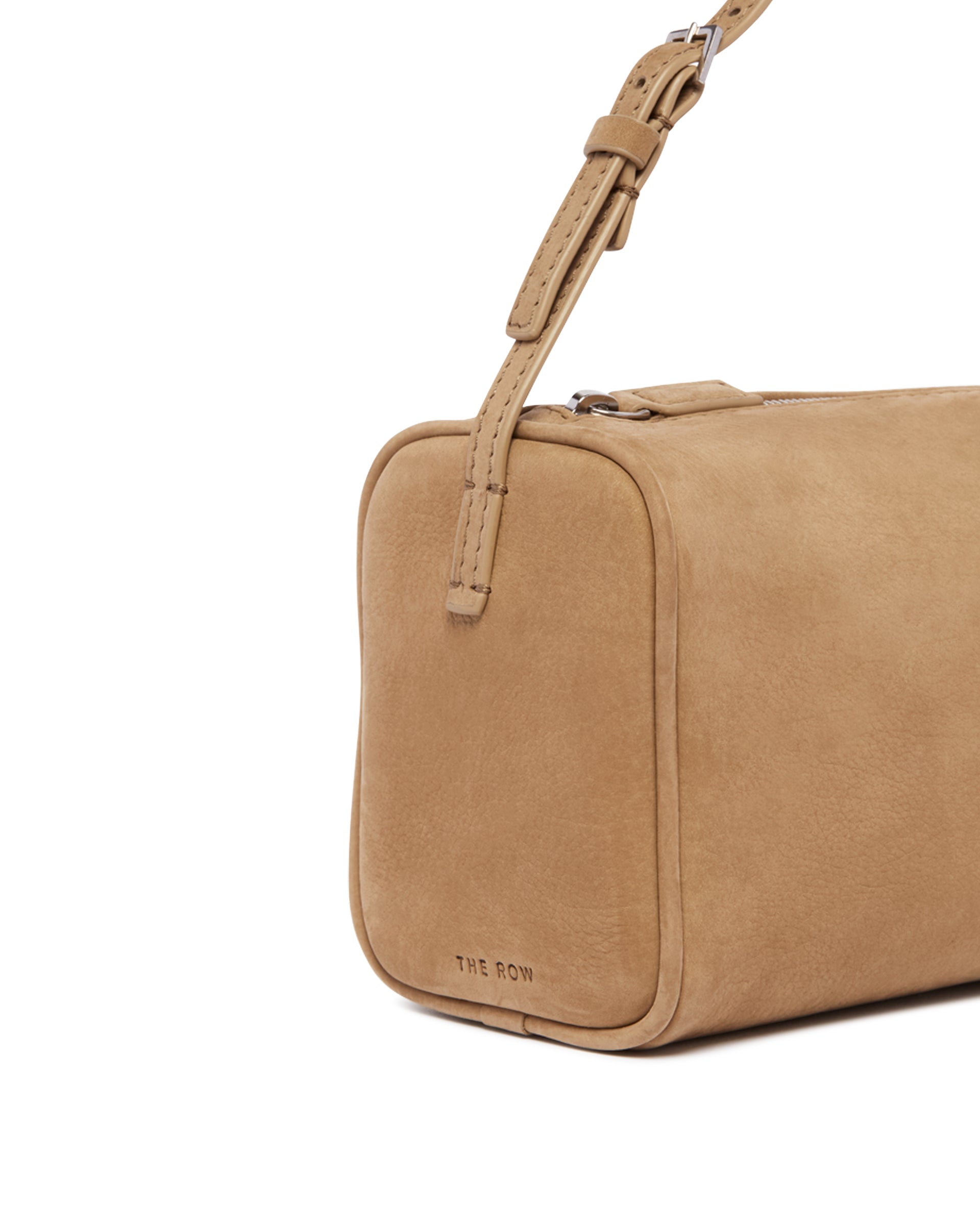 Beige 90s Suede Bag The row – Гарантія оригінальності – збільшений вид