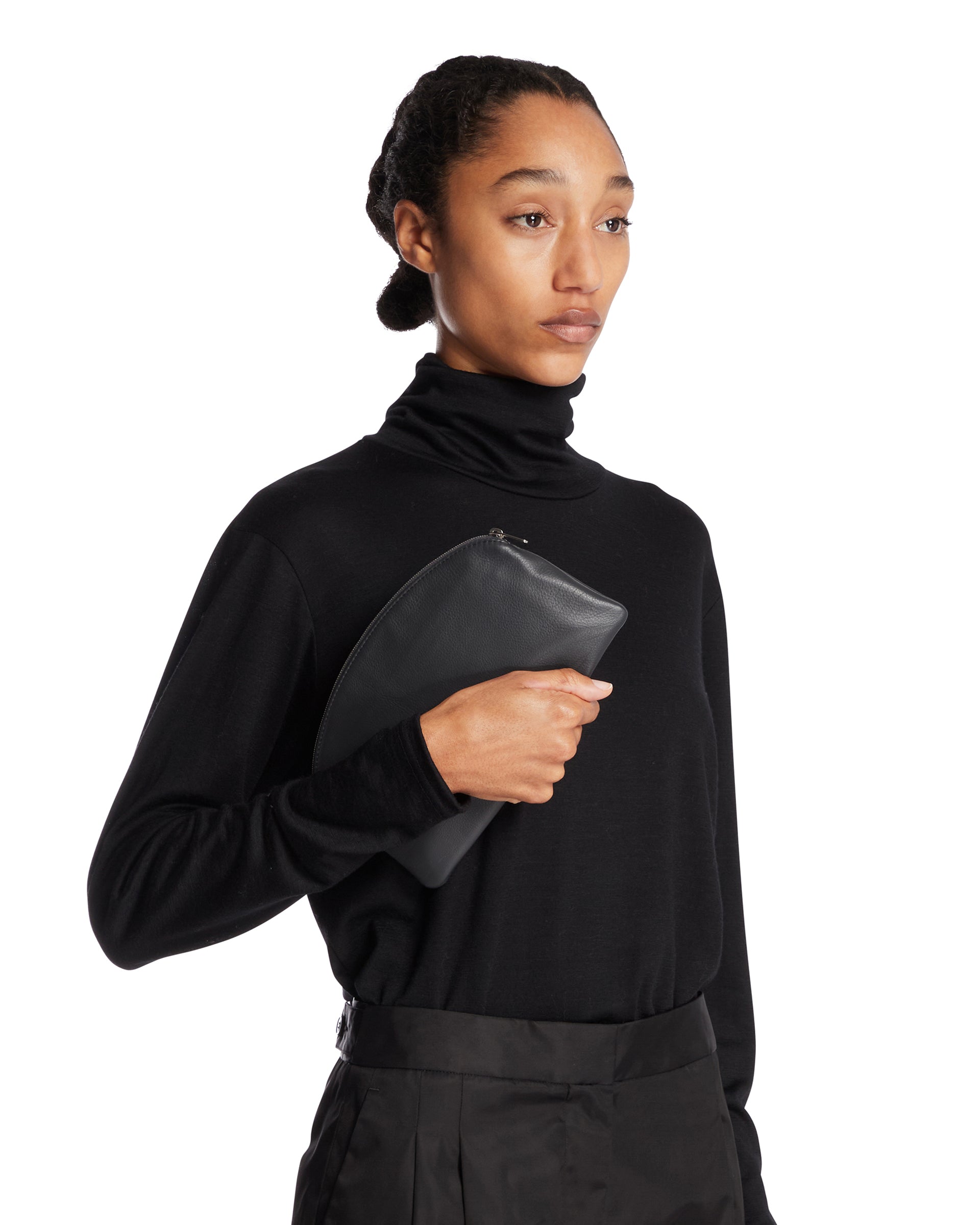 Blue Leather Clutch The row – Гарантія оригінальності – детальний вид