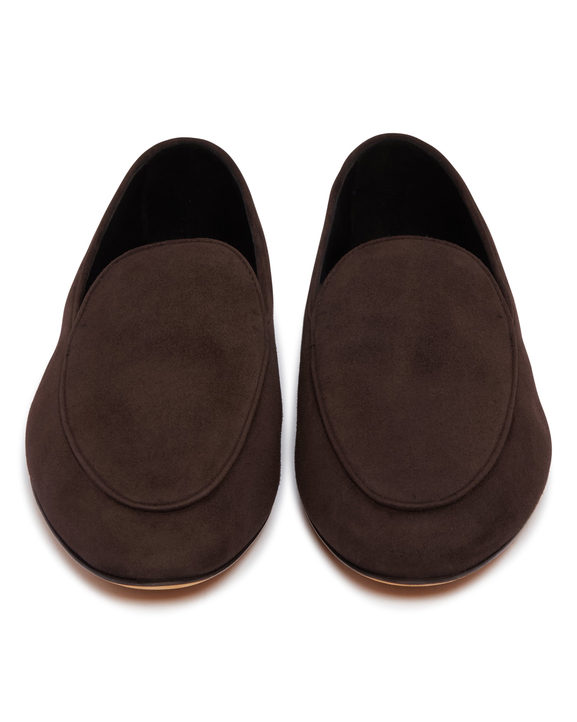 Brown Suede Awar Low Loafers The row оригінал – Купити в Україні – збільшений вид