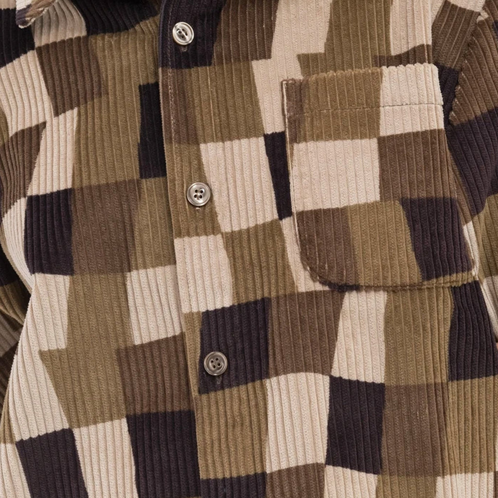 Оригінальна Men Wobbly Check Ls Shirt Brown Stussy – детальний вид