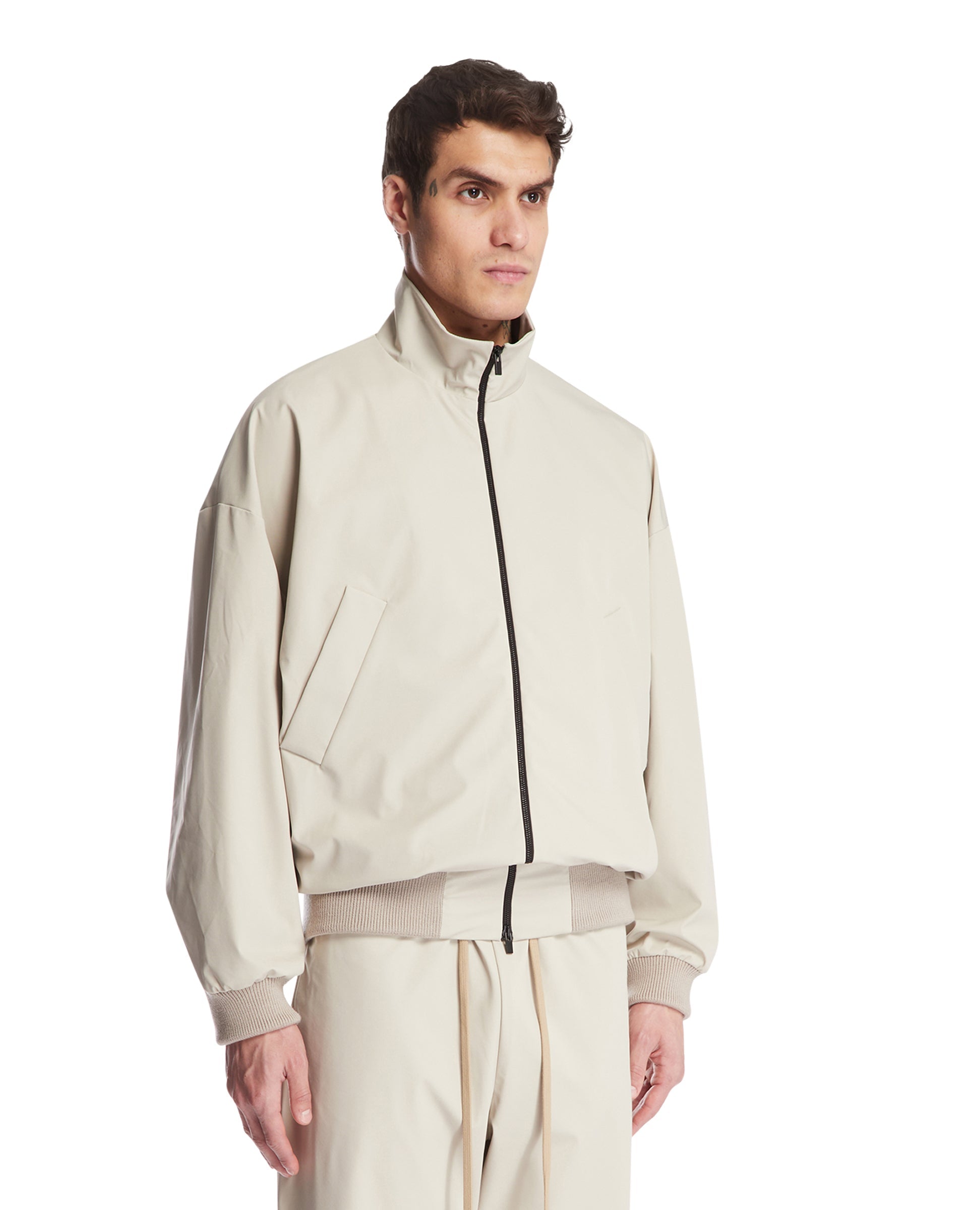 Оригінальна Beige High Collar Bomber Fear of god – вид ззаду
