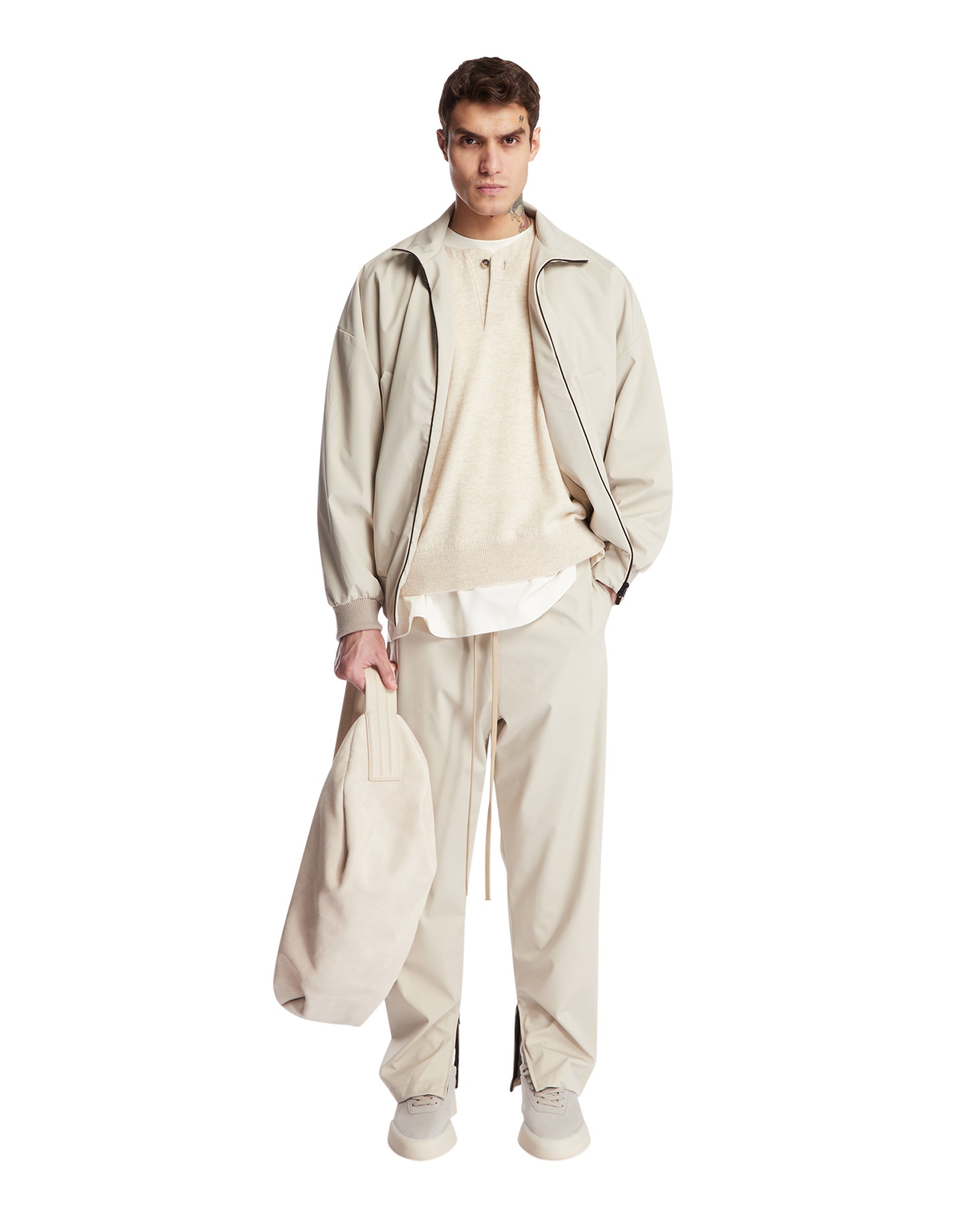 Оригінальна Beige High Collar Bomber Fear of god – детальний вид