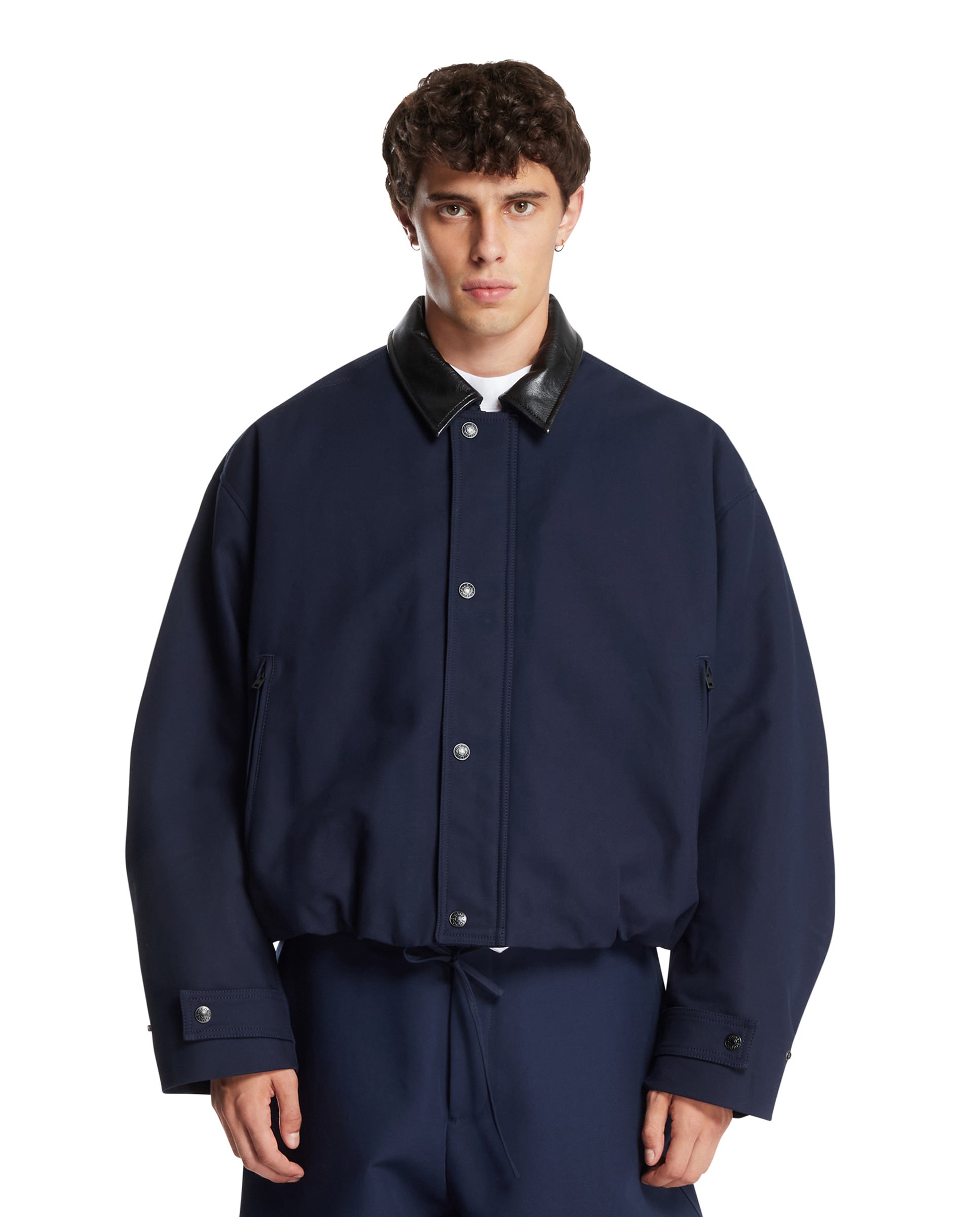 Оригінальна Blue Twill Jacket Acne studios – боковий вид