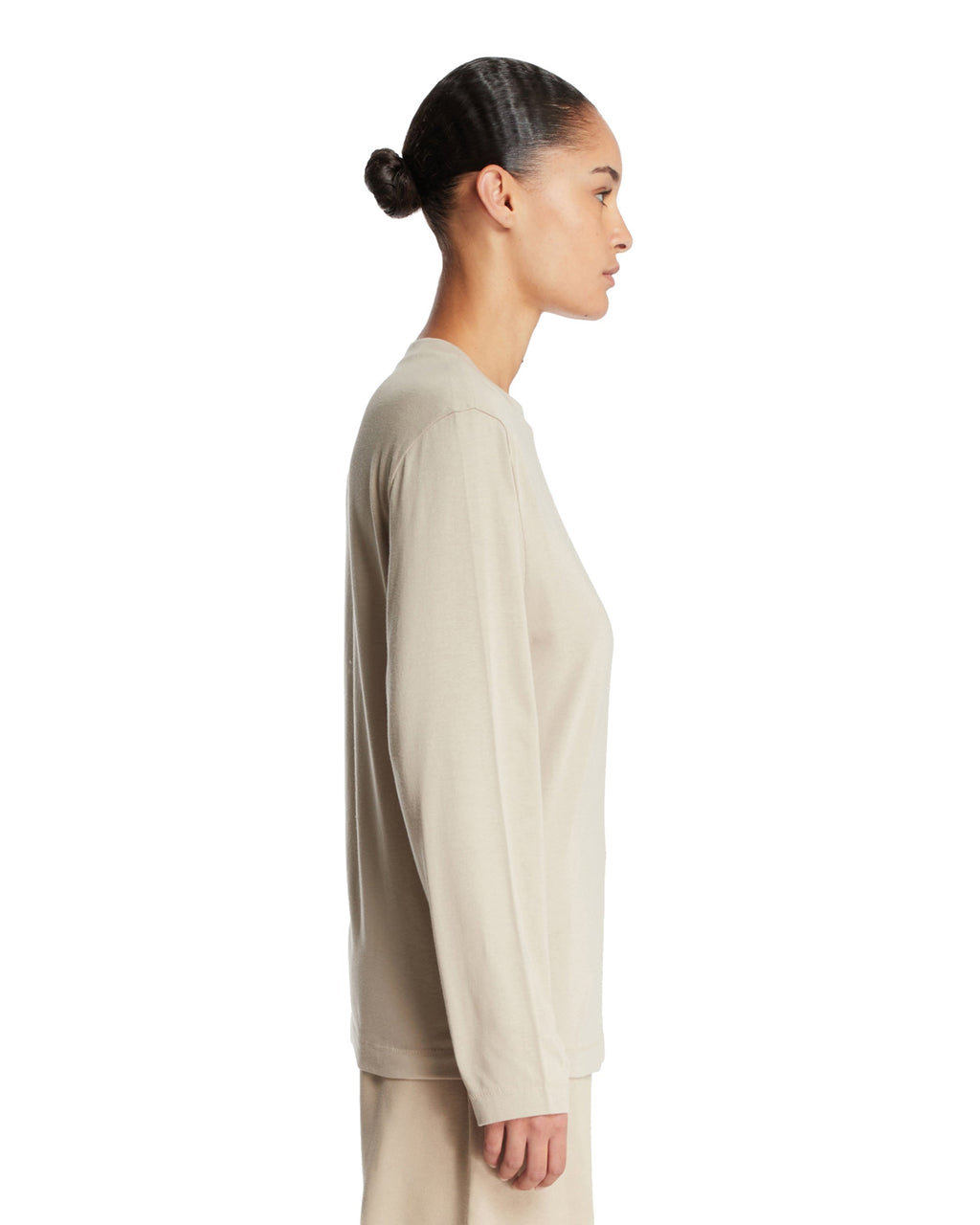 Beige Long Sleeve T-Shirt. Fear of god – Гарантія оригінальності – збільшений вид