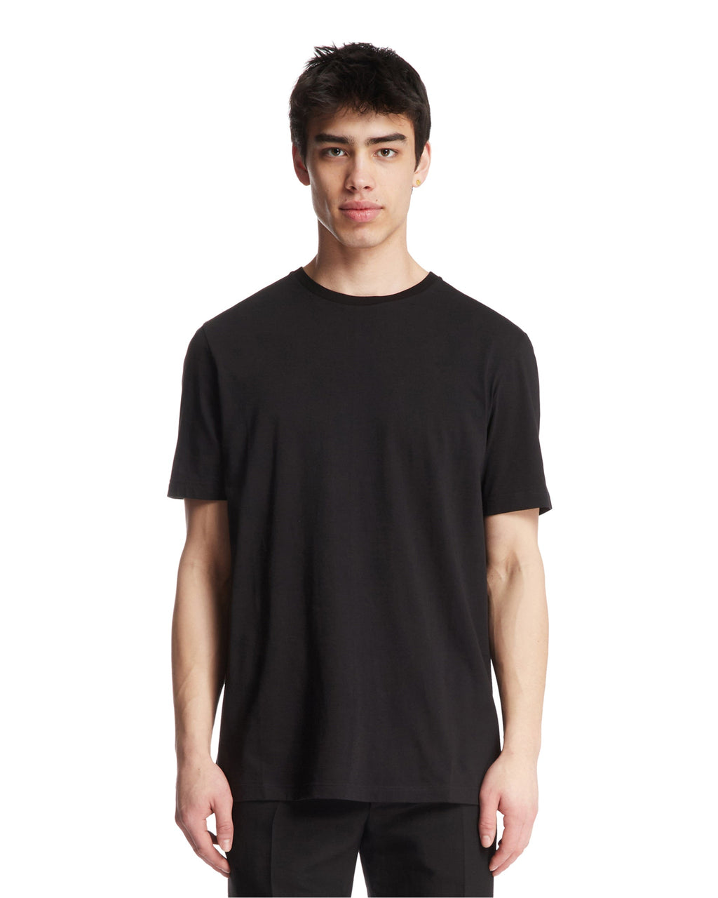 Оригінальна Black Luke T-Shirt The row – боковий вид