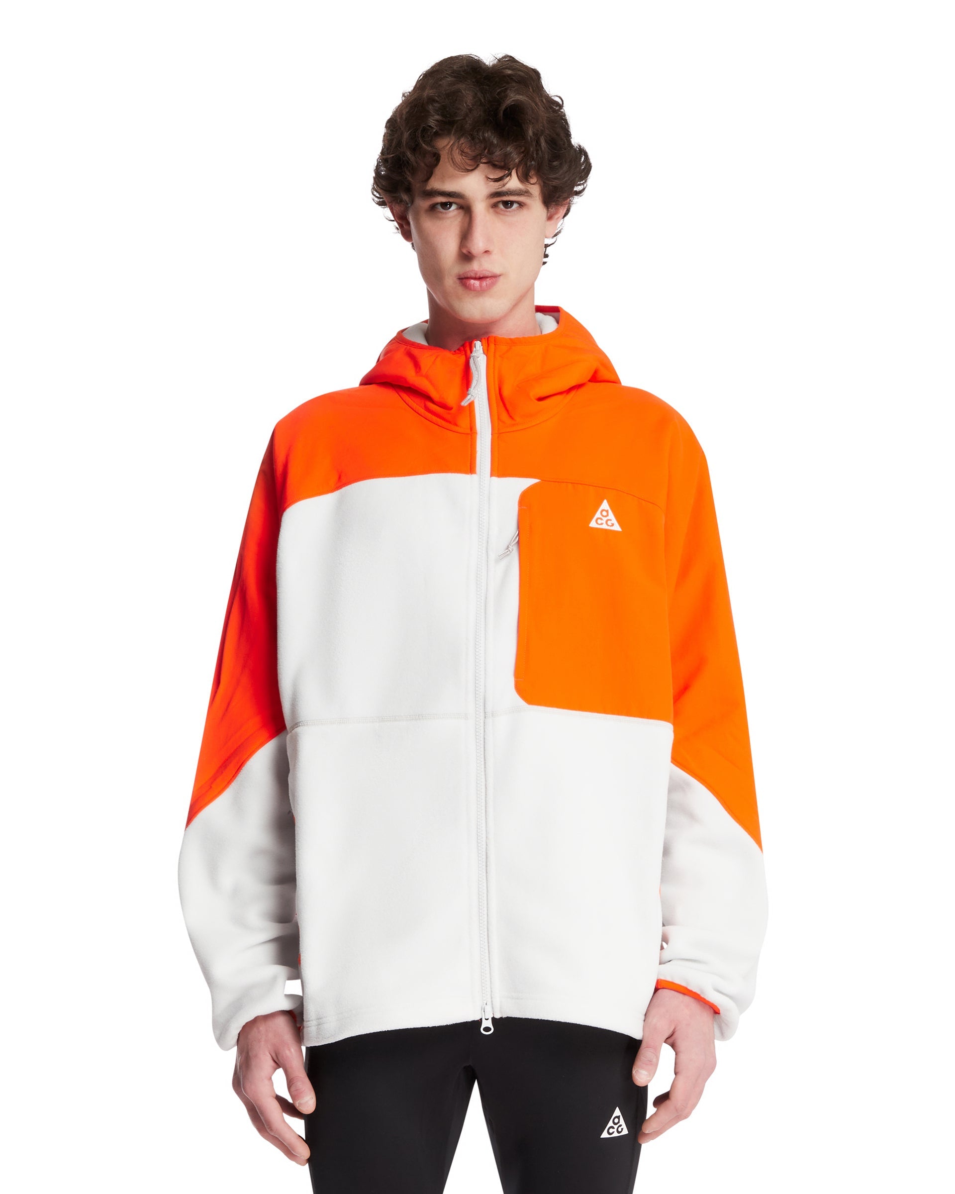 Acg Orange Wolf Tree Hooded Sweatshirt Nike – Гарантія оригінальності – боковий вид - NIKE