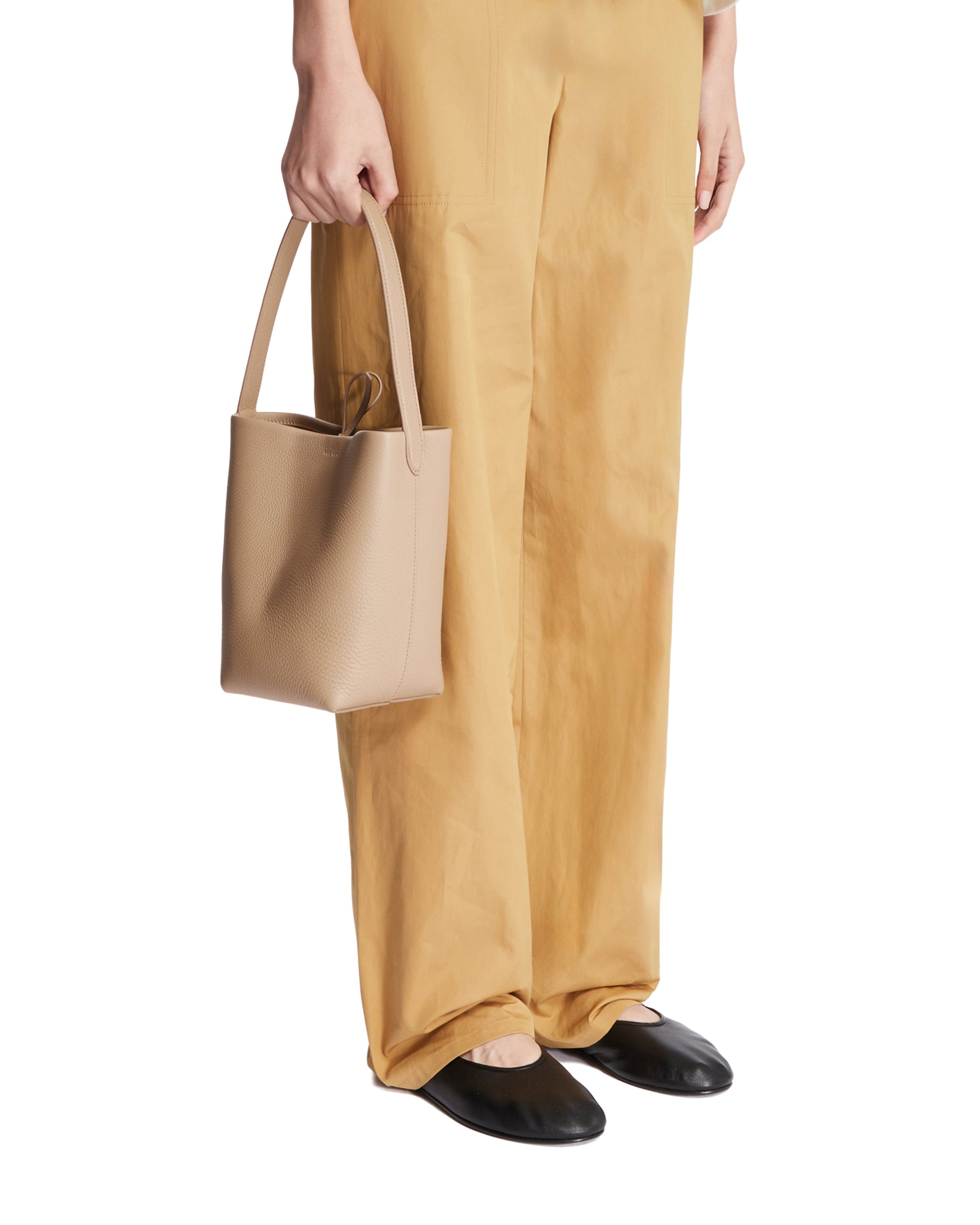 Beige Small N/S Park Tote Bag - THE ROW