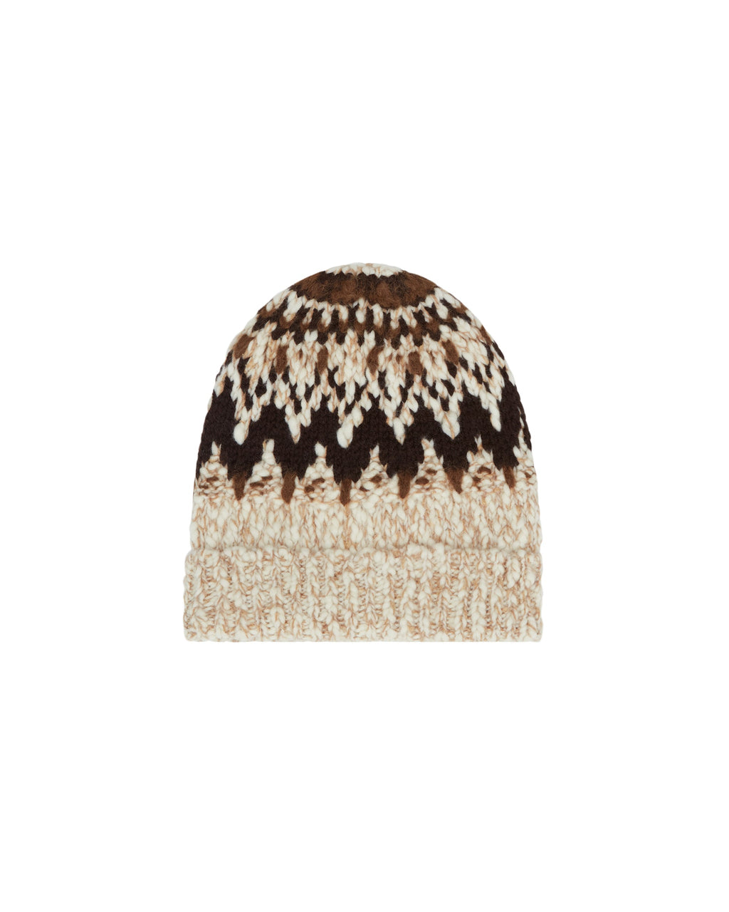 Оригінальна Beige Jacquard Beanie Moncler – детальний вид