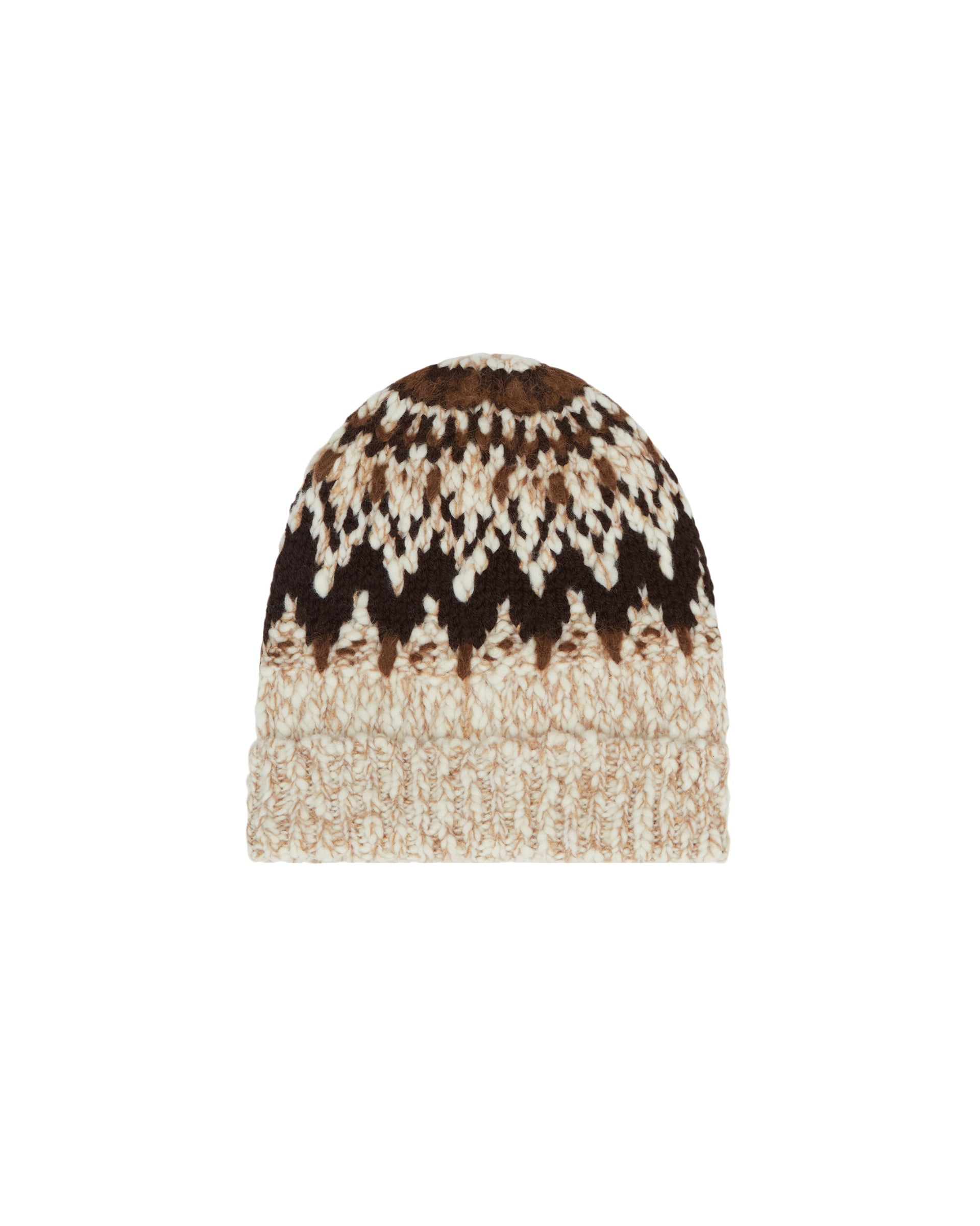 Оригінальна Beige Jacquard Beanie Moncler – детальний вид