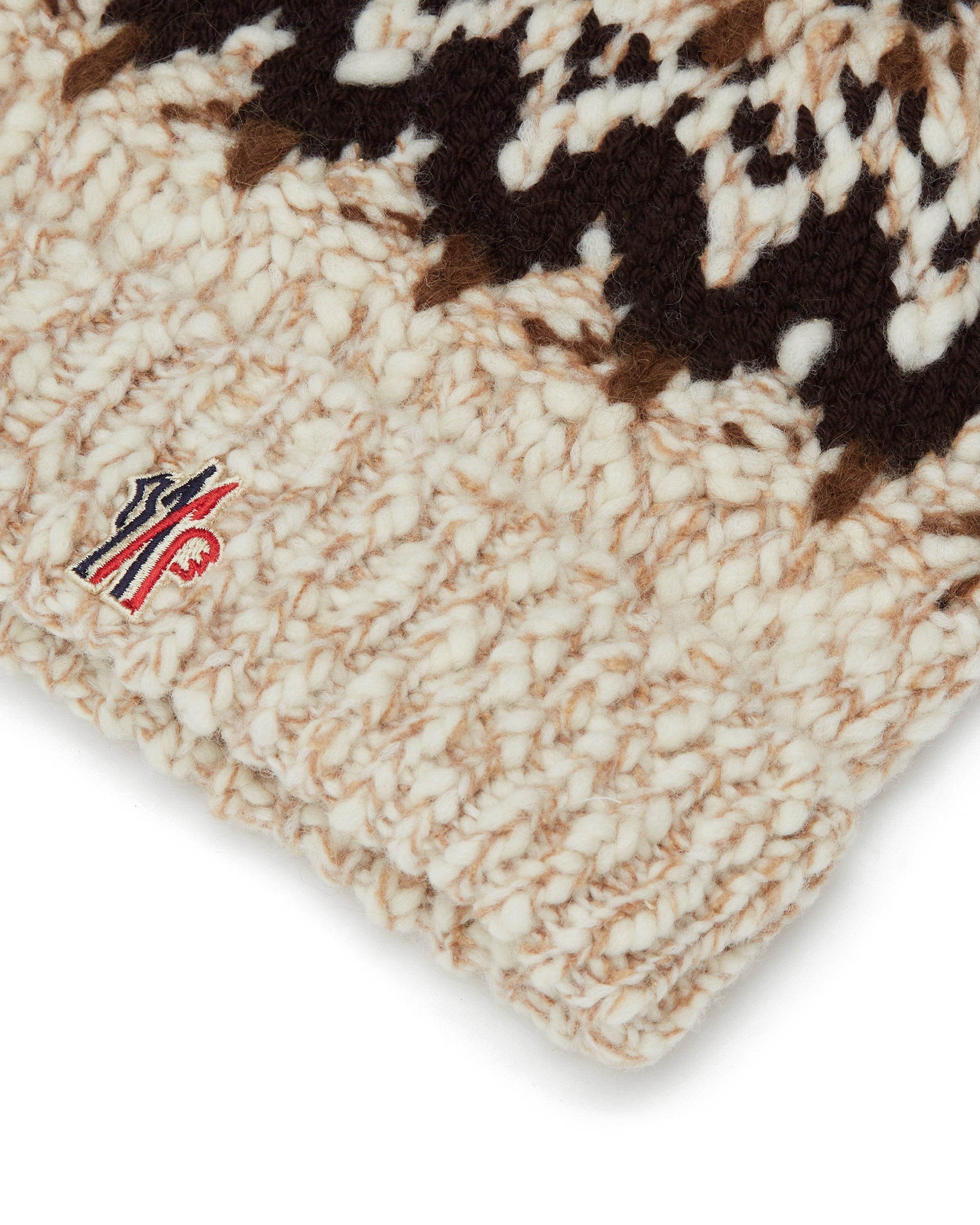 Оригінальна Beige Jacquard Beanie Moncler – збільшений вид