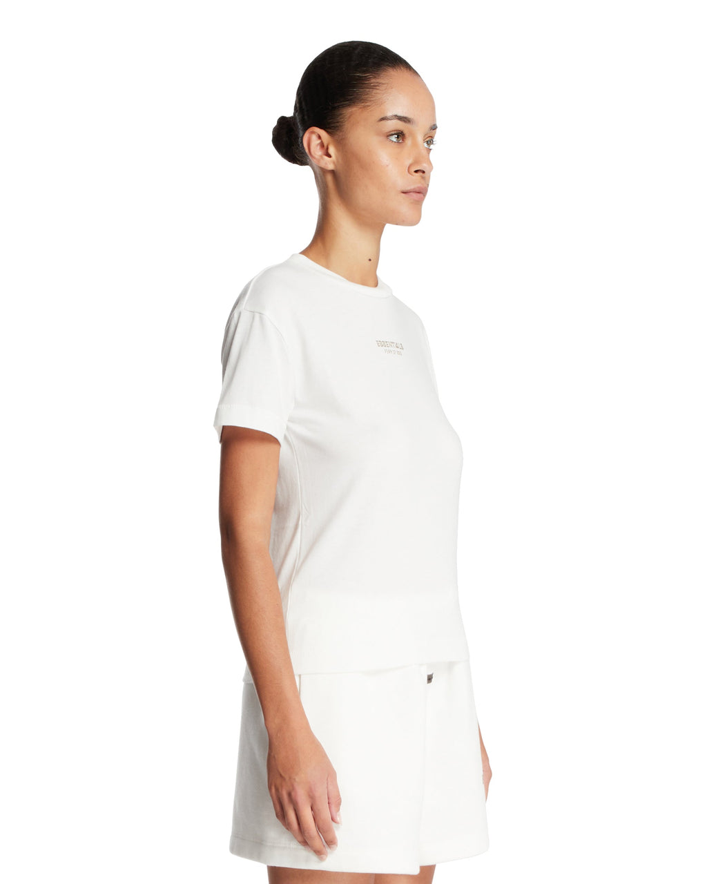 White Classic Logo T-Shirt Fear of god оригінал – Купити в Україні – вид ззаду