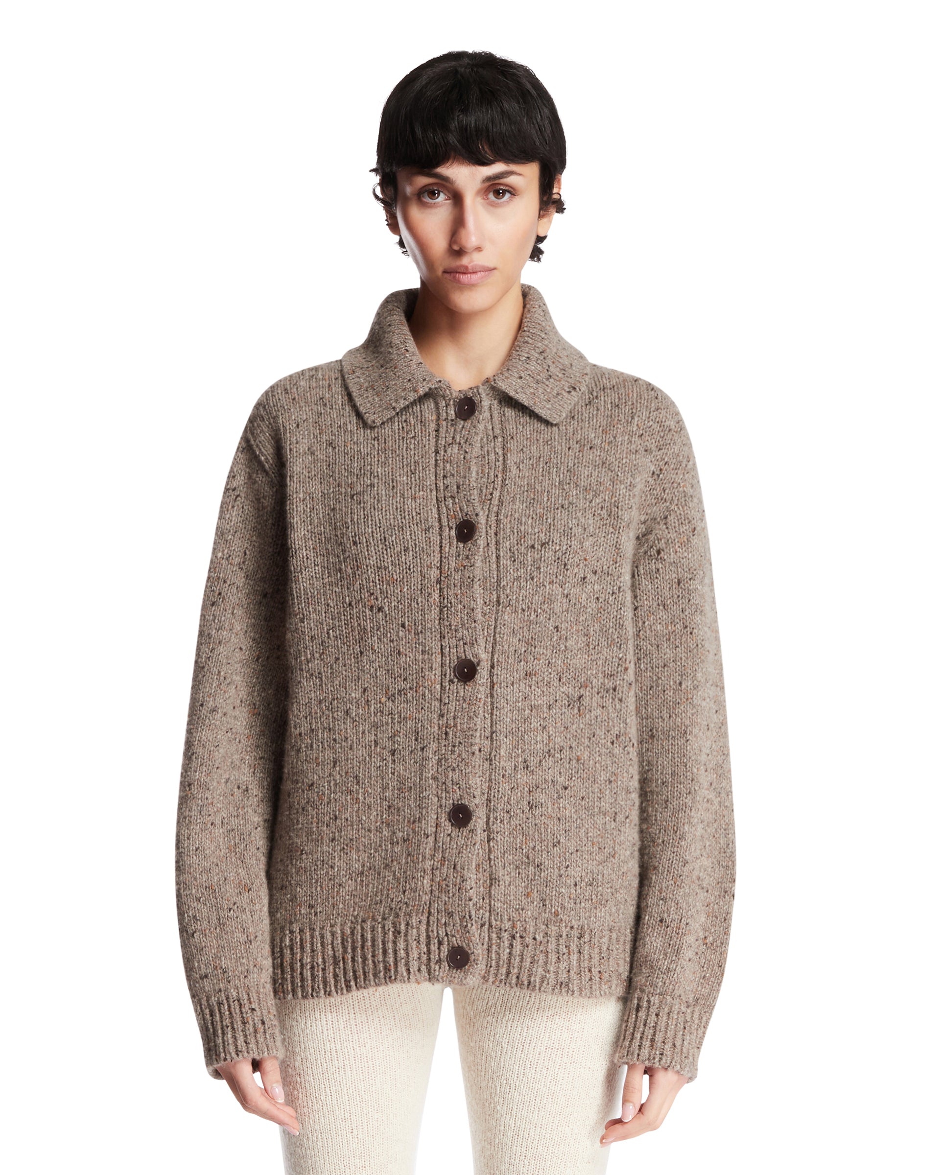 Оригінальна Beige Cashmere Cardigan The row – боковий вид