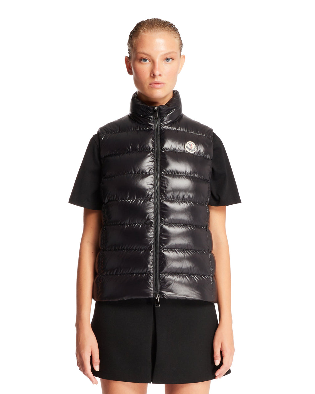 Black Ghany Vest Moncler – Гарантія оригінальності – боковий вид