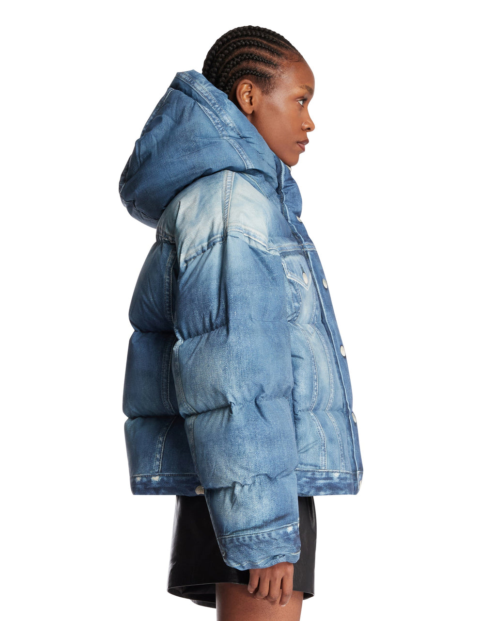 Blue Trompe Loeil Puffer Jacket Acne studios оригінал – Купити в Україні – збільшений вид