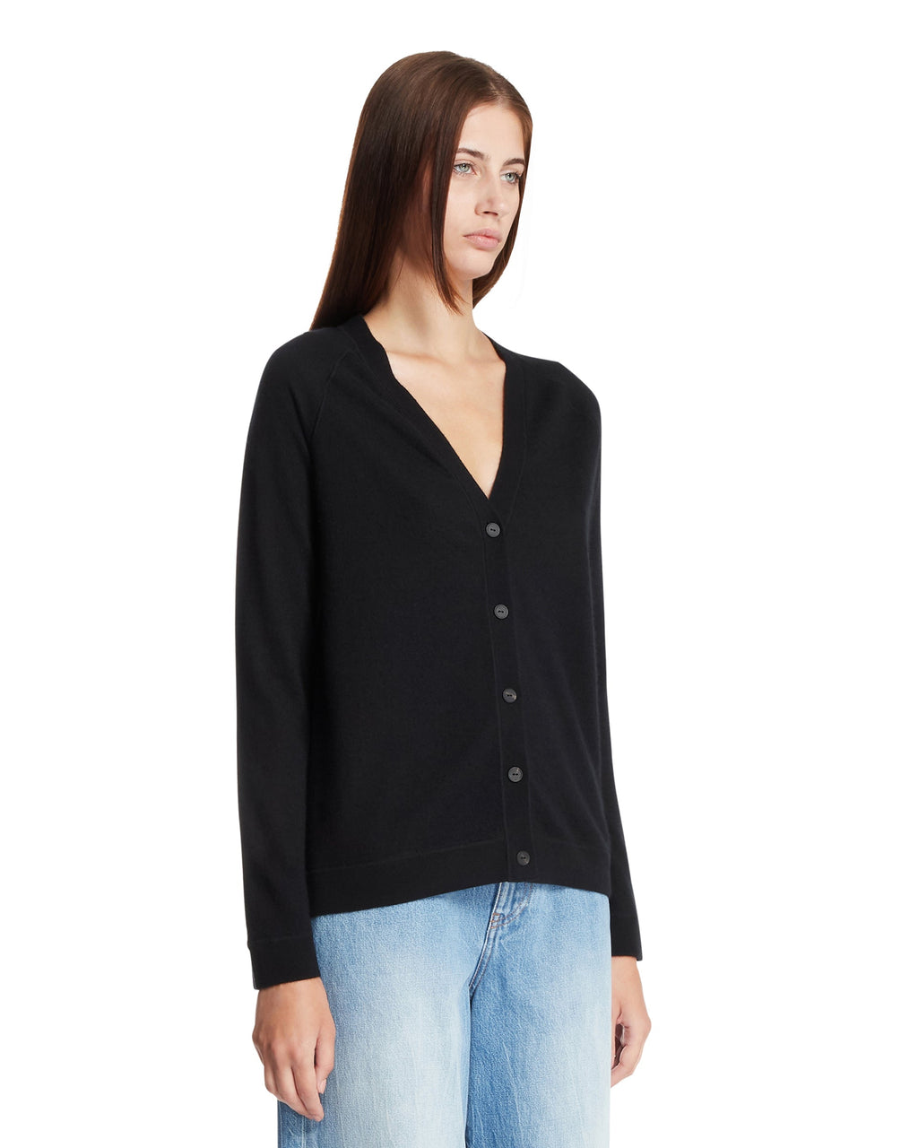 Оригінальна Black Liberty Cashmere Cardigan The row – вид ззаду