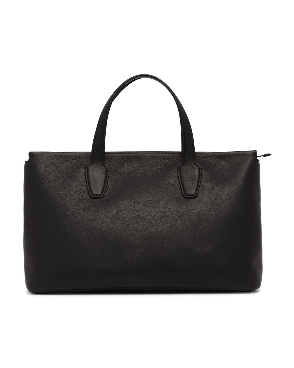 Black Marcel Leather Bag The row – Гарантія оригінальності – вид ззаду
