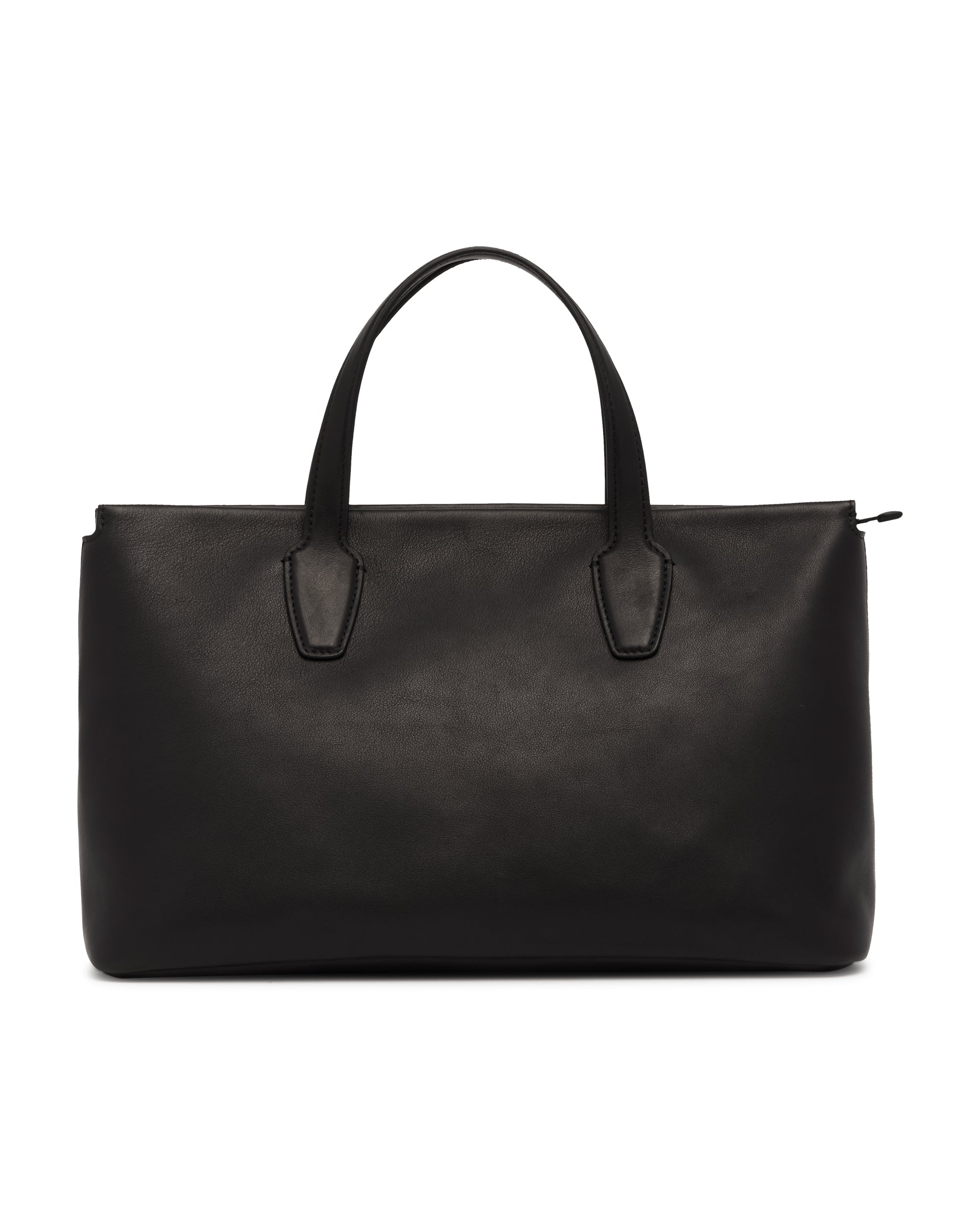 Black Marcel Leather Bag The row – Гарантія оригінальності – вид ззаду