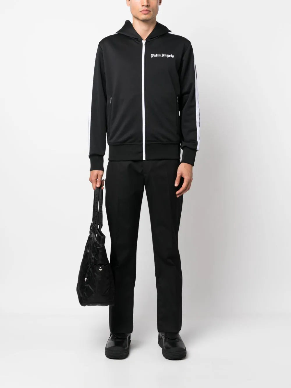 Straight-Leg Wool Trousers Off-white оригінал – Купити в Україні – вид ззаду