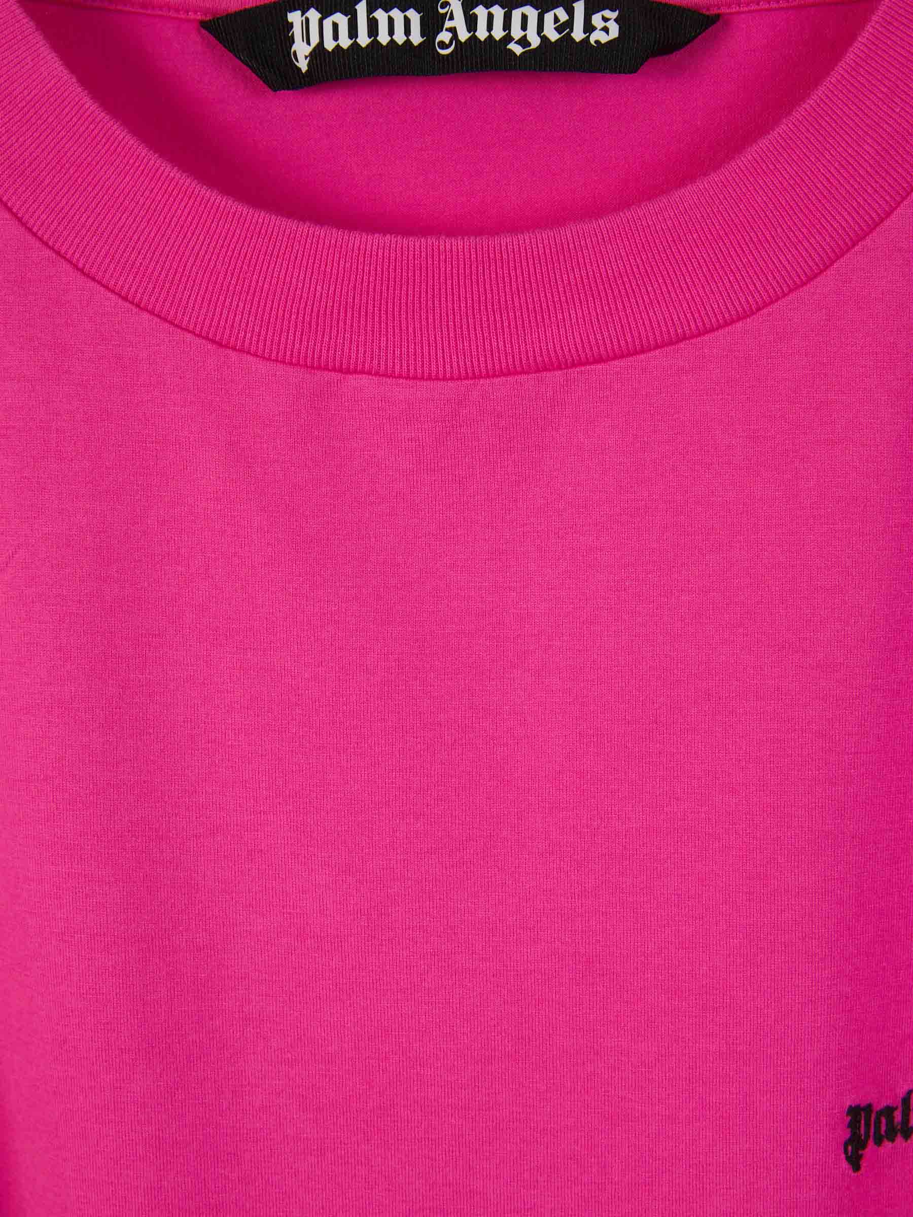 Оригінальна Logo Cotton T-Shirt Palm angels – детальний вид