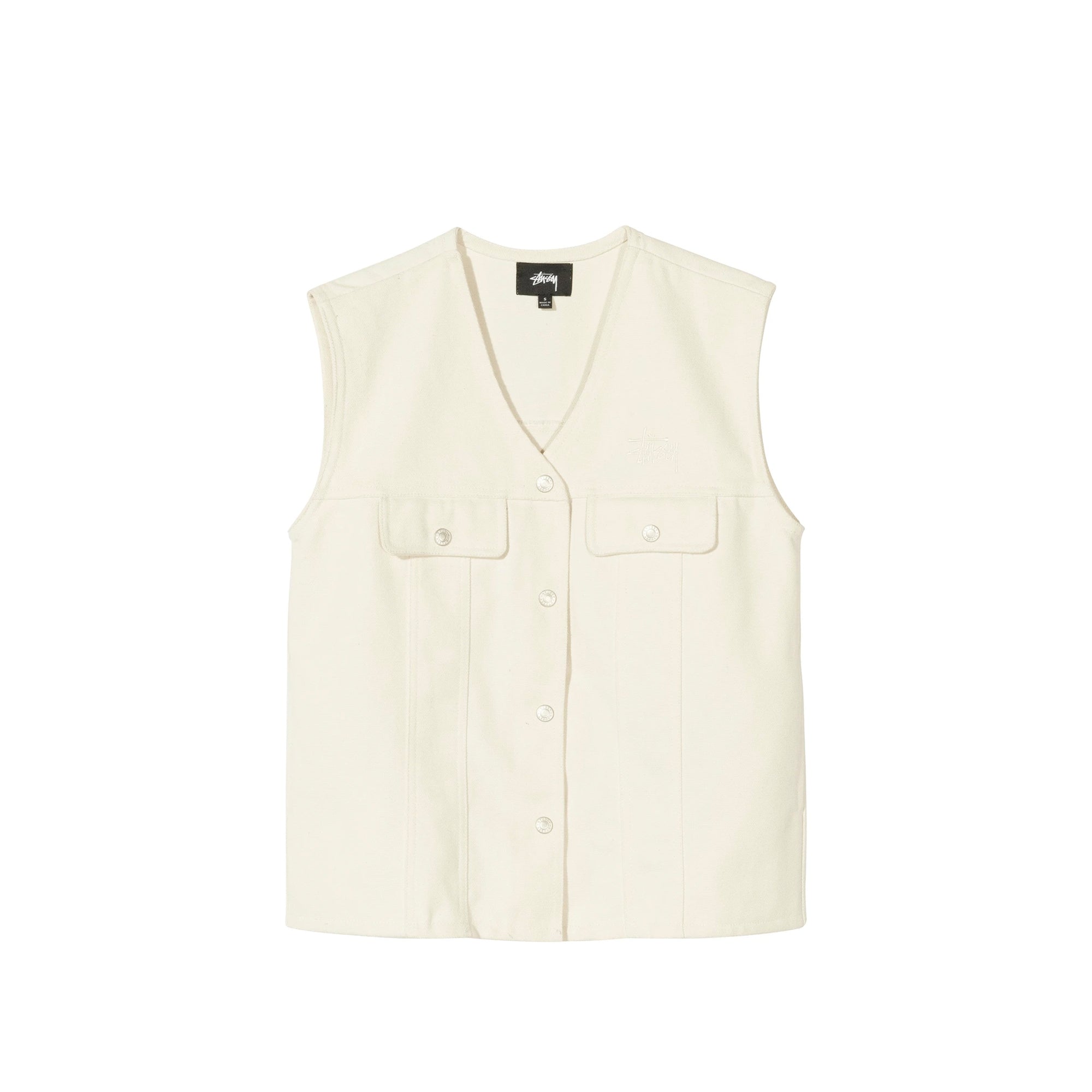 Canvas Work Vest Stussy оригінал – Купити в Україні – боковий вид