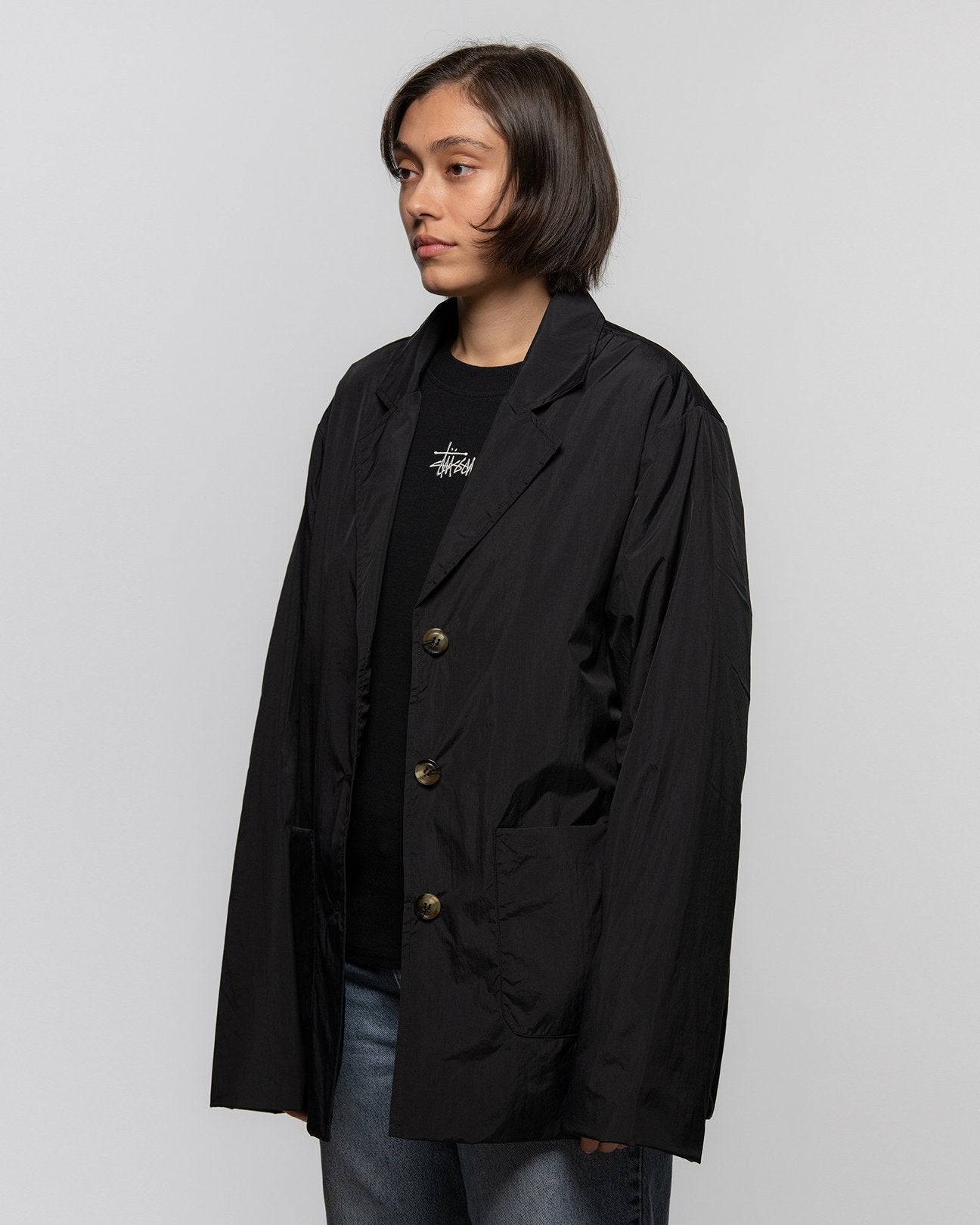 Light Fill Nylon Sport Jacket Stussy – Гарантія оригінальності – детальний вид