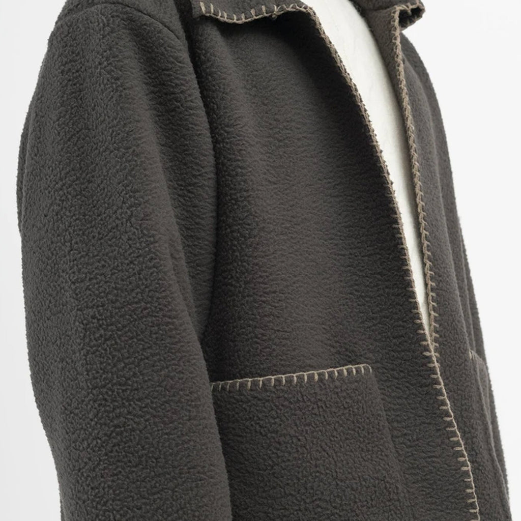 Оригінальна Mens Woodsy Blanket Stitch Fleece Charcoal Stussy – детальний вид