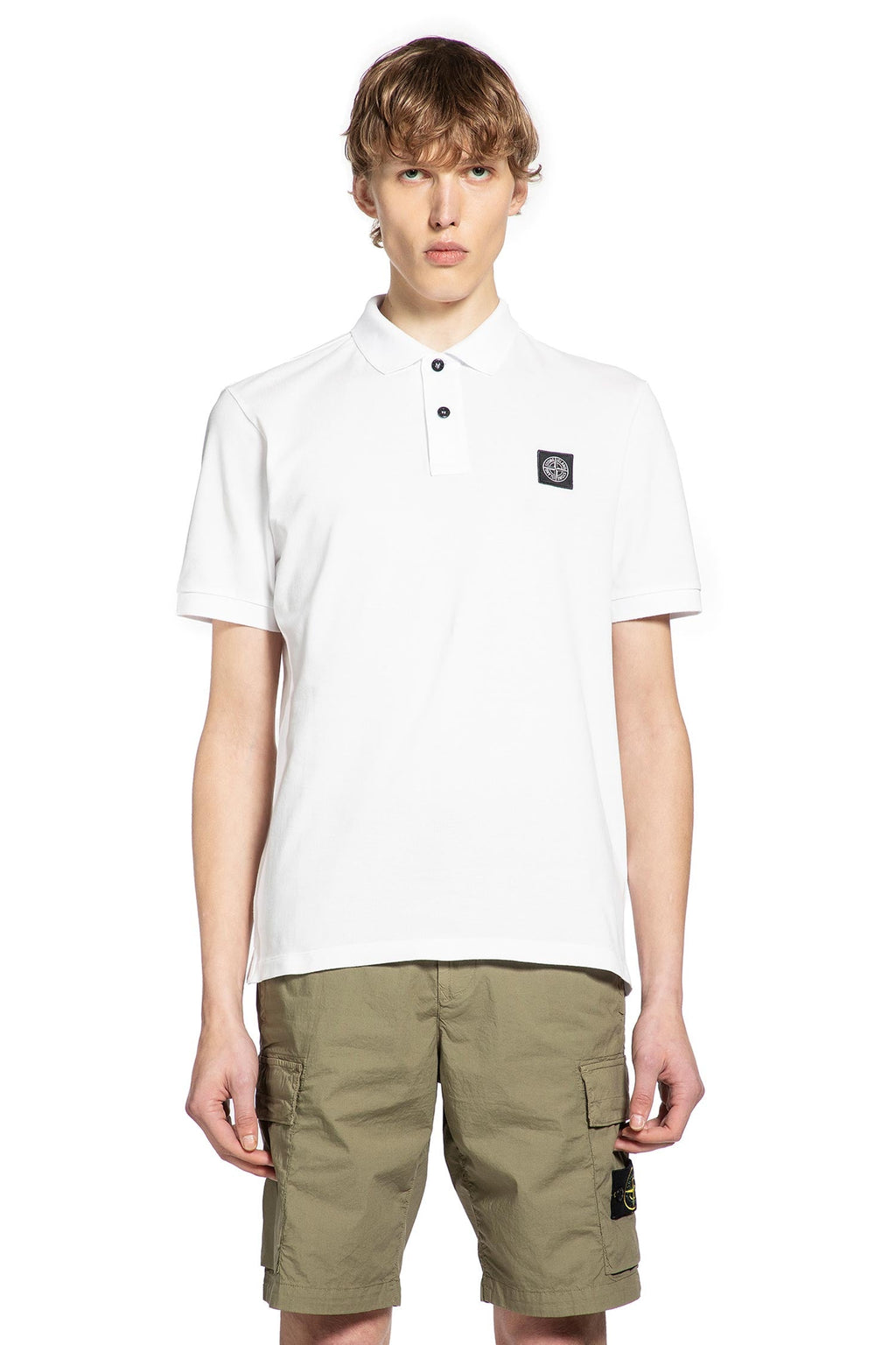 Оригінальна 2200008 Polo Shirt In Cotton Piqué Stone island – боковий вид