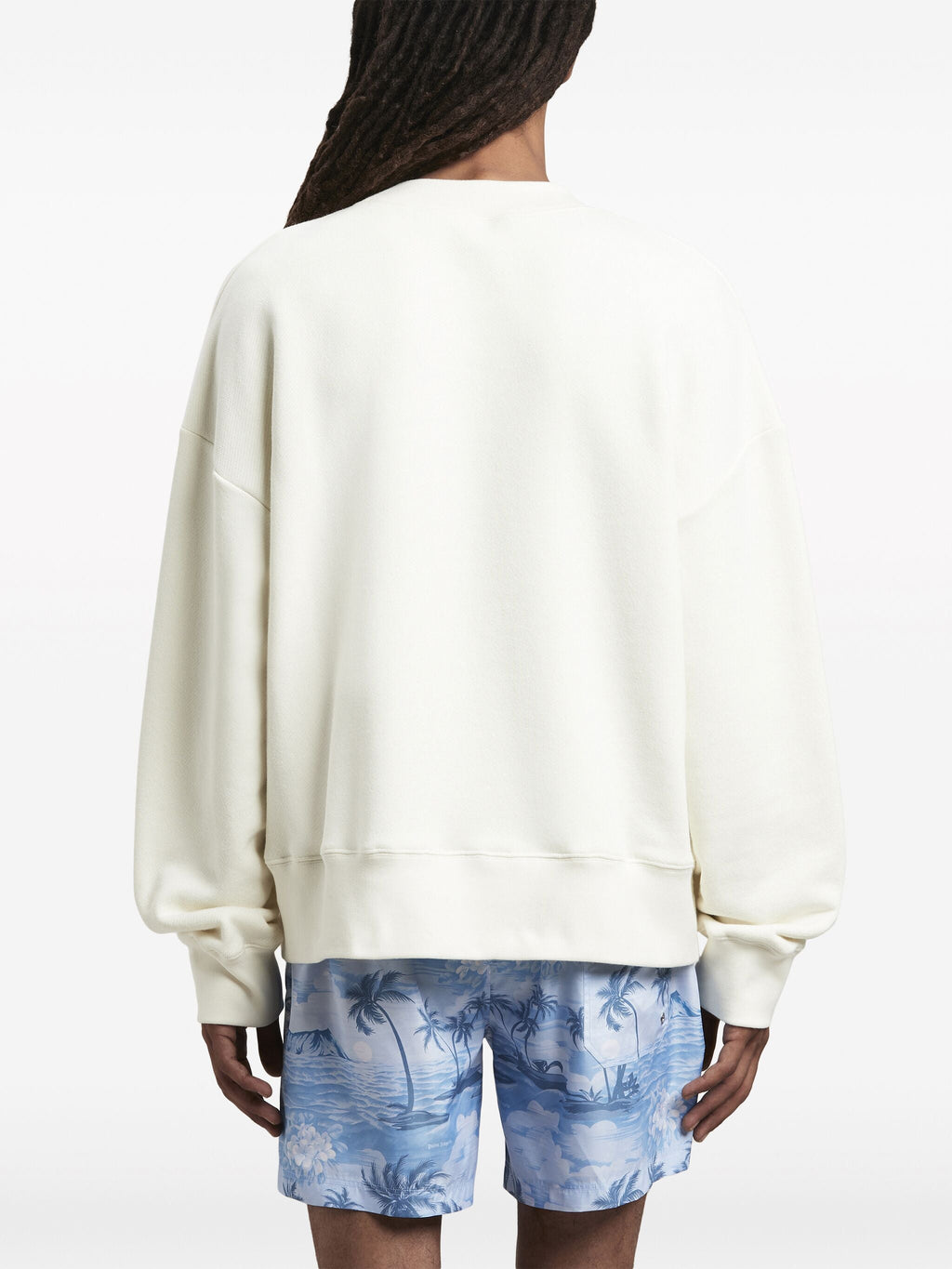 Logo-Print Cotton Sweatshirt Palm angels – Гарантія оригінальності – збільшений вид