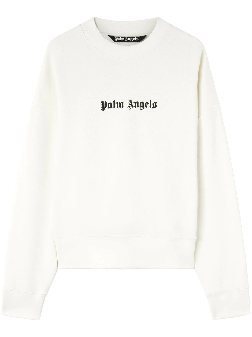 Logo-Print Cotton Sweatshirt Palm angels – Гарантія оригінальності – боковий вид