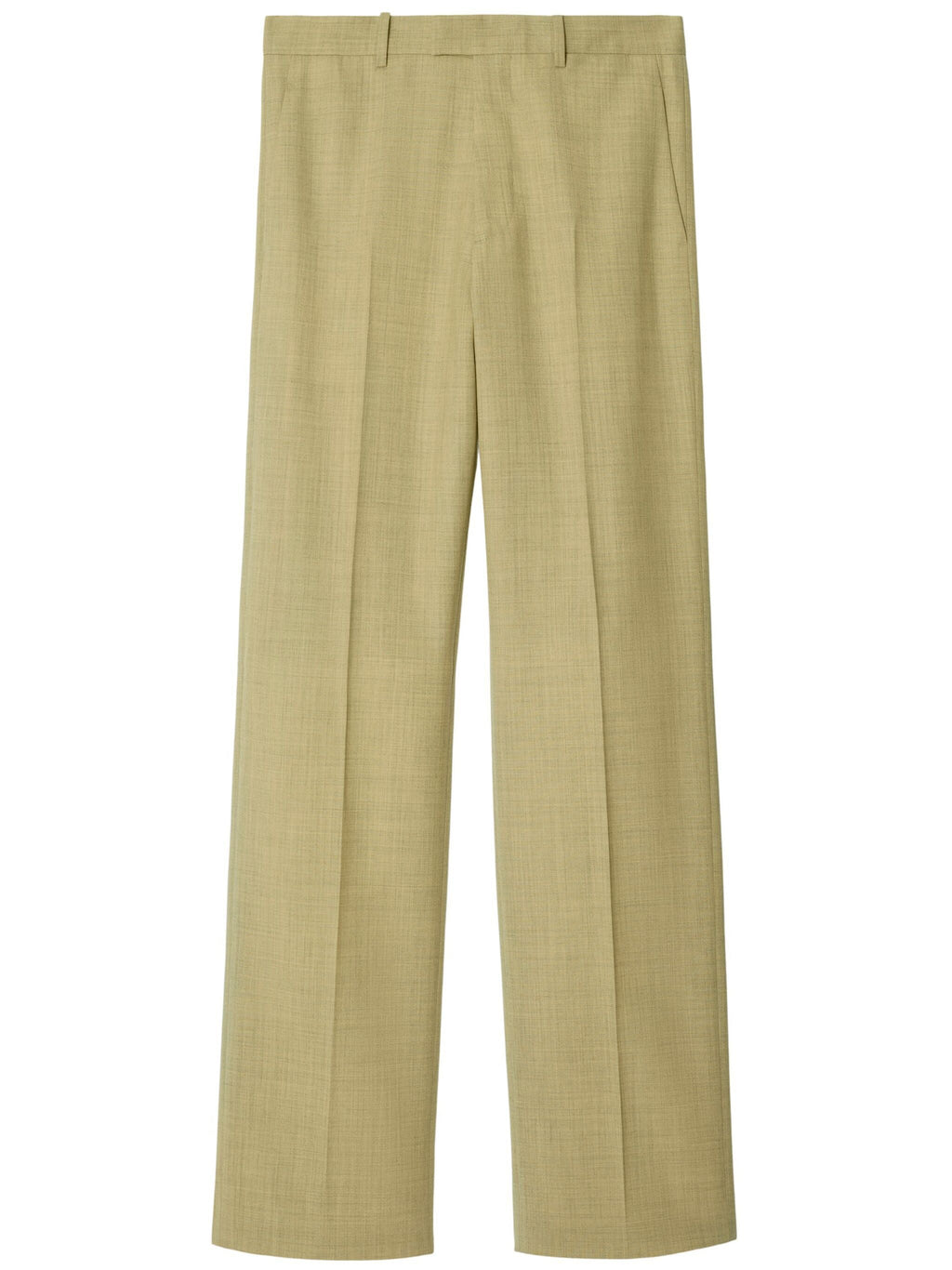 Оригінальна Straight-Leg Tailored Wool Trousers Burberry – боковий вид
