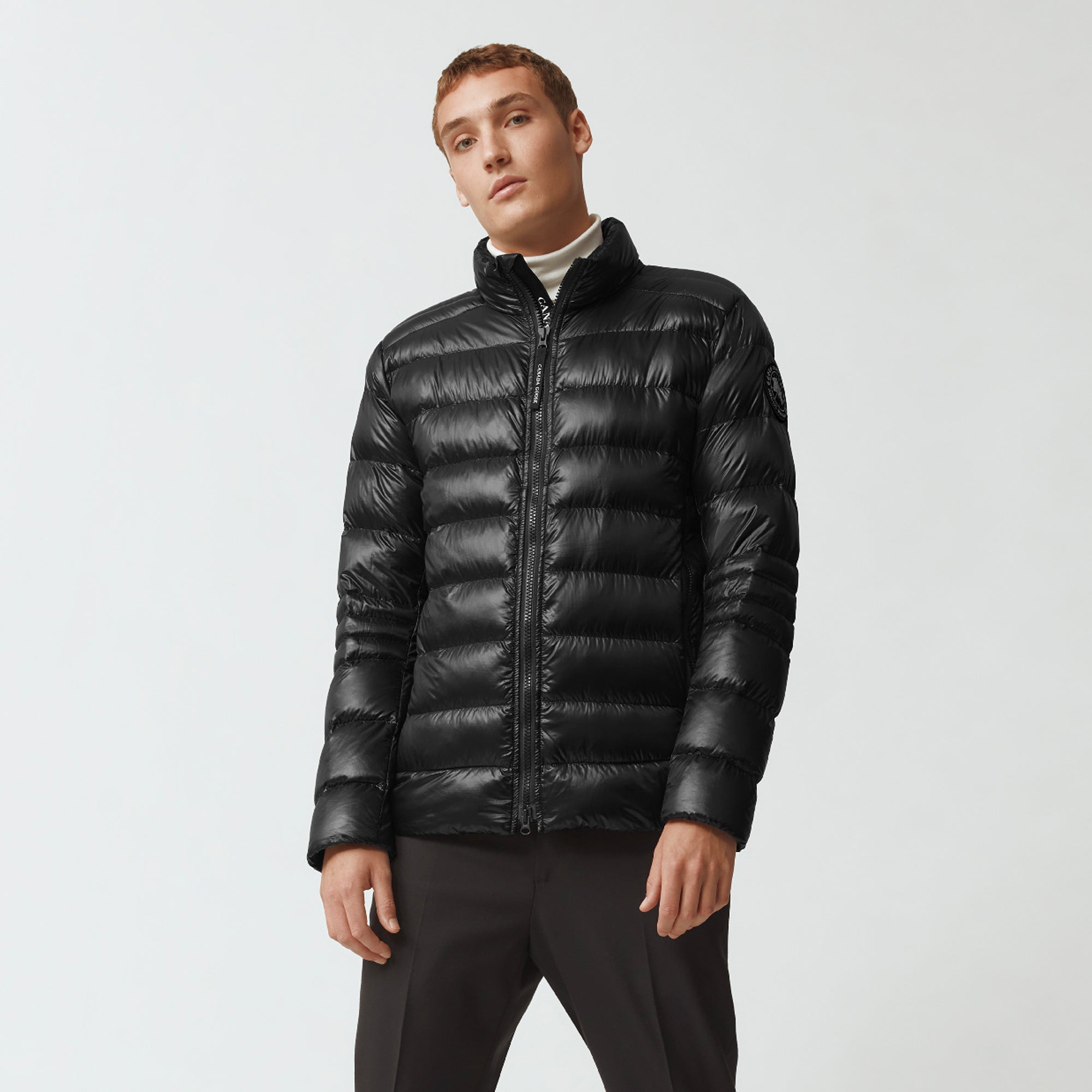 Mens Black Label Crofton Down Jacket Canada goose – Гарантія оригінальності – вид ззаду