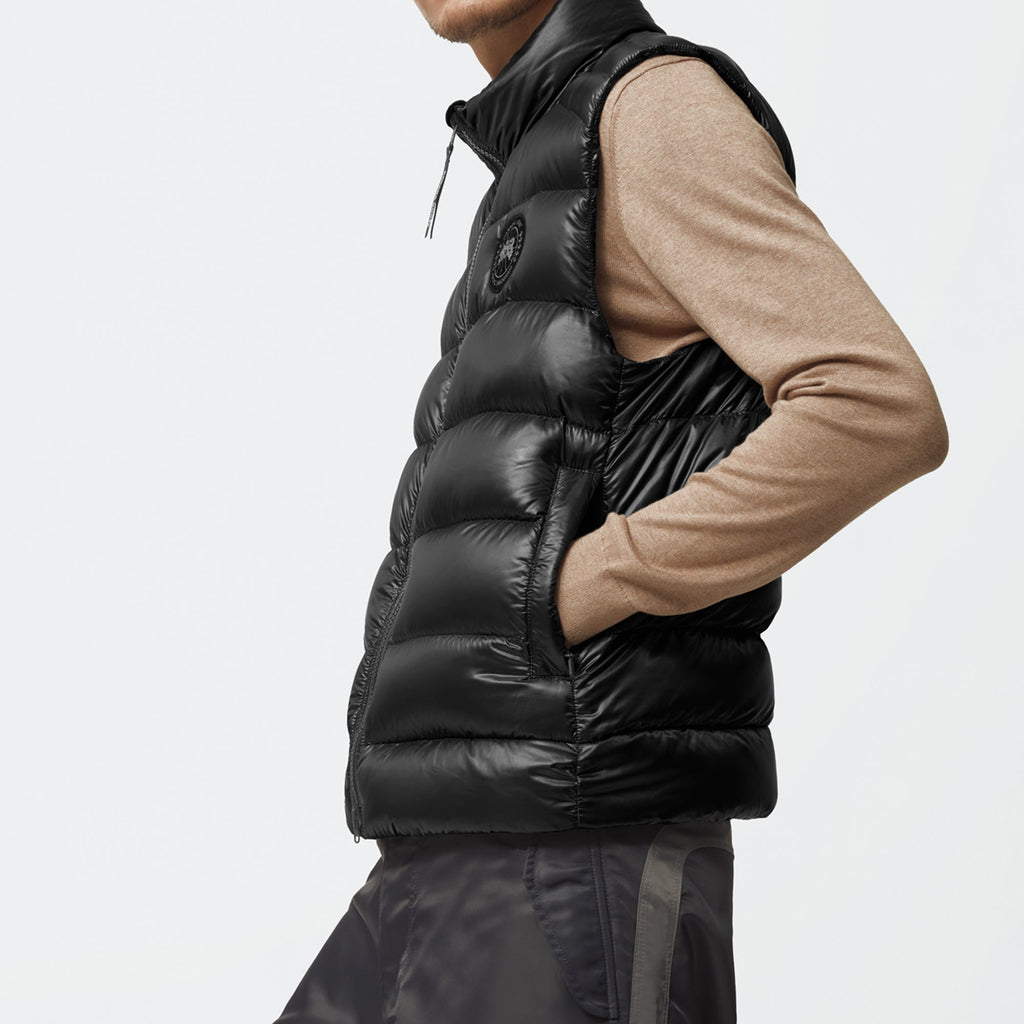 Mens Crofton Vest Black Canada goose – Гарантія оригінальності – детальний вид